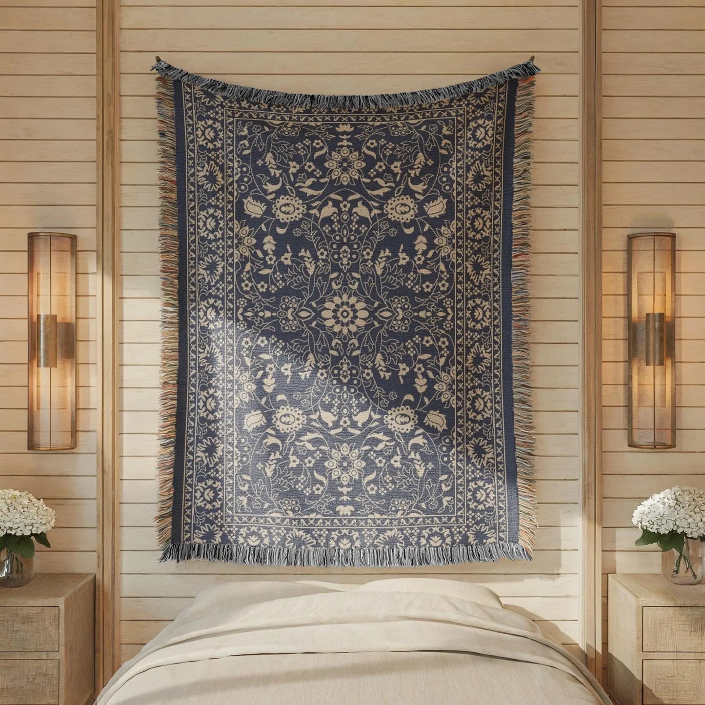 Persian Rug Wall Hanging – Handmade Woven Tapestry With Bohemian Home Decor