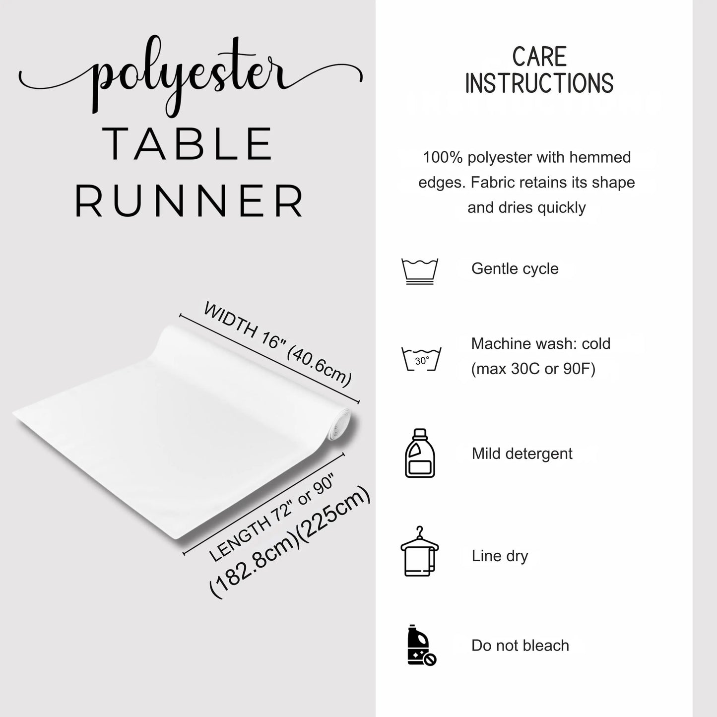Scandinavian Table Runner – Nordic Christmas Decor with Dala Horse & Winter Star Pattern