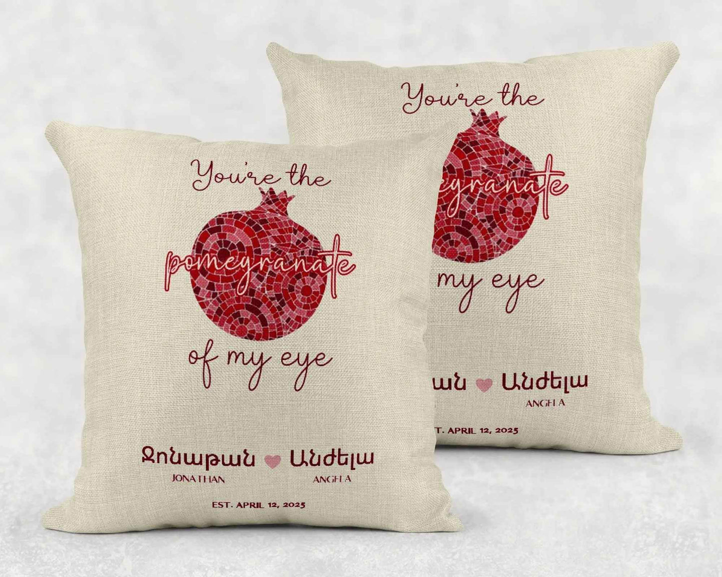 Armenian Wedding Pillow – Woven Throw Decorative Cushion | Handmade Floral Design - timelessbohochic.com
