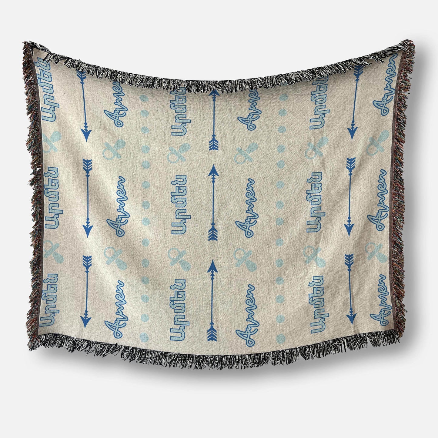Personalized Baby Blanket - Cotton Crib Coverlet | Soft Newborn Throw Gift - timelessbohochic.com