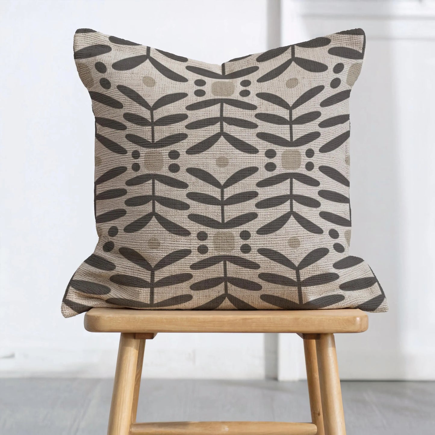 Minimalist Bedding Set - Accent Pillow & Sofa Throw Blanket | Scandinavian Style Decor