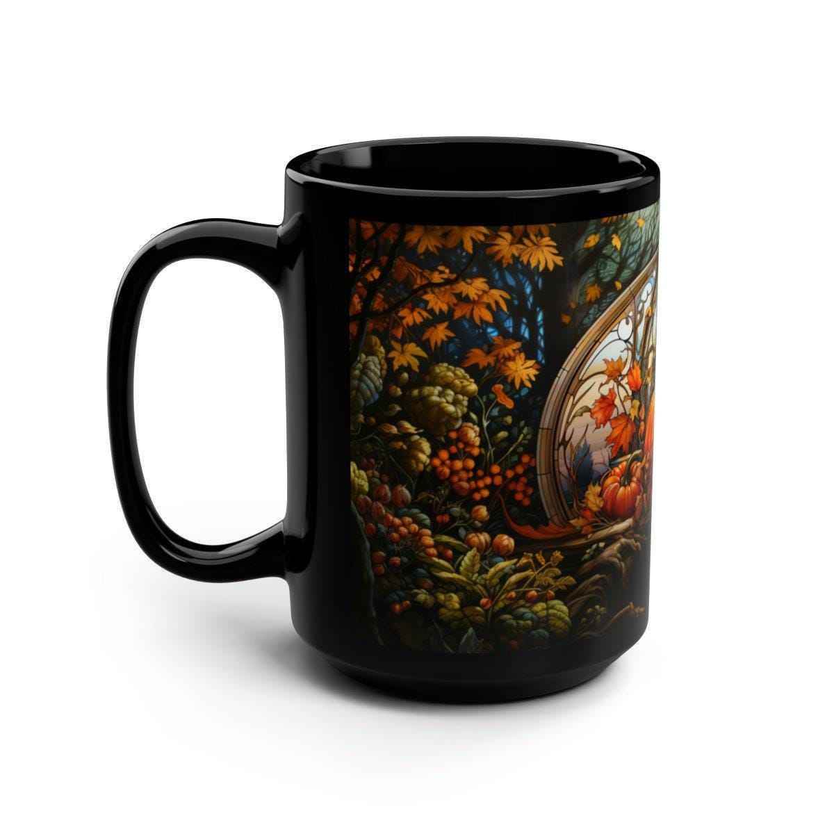Thanksgiving Pumpkin Mug - Customizable Ceramic Latte Cup | Cozy Fall Coffee Mugs - timelessbohochic.com