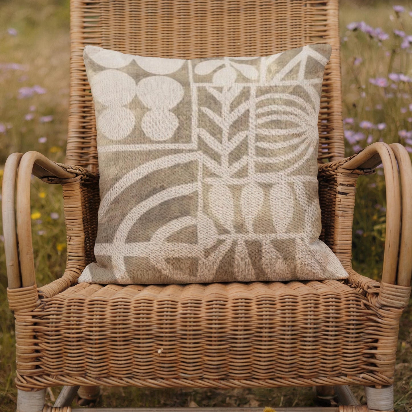 Boho Woven Pillow - Modern Minimalist Decorative Throw Cushion | Hygge Home Accent