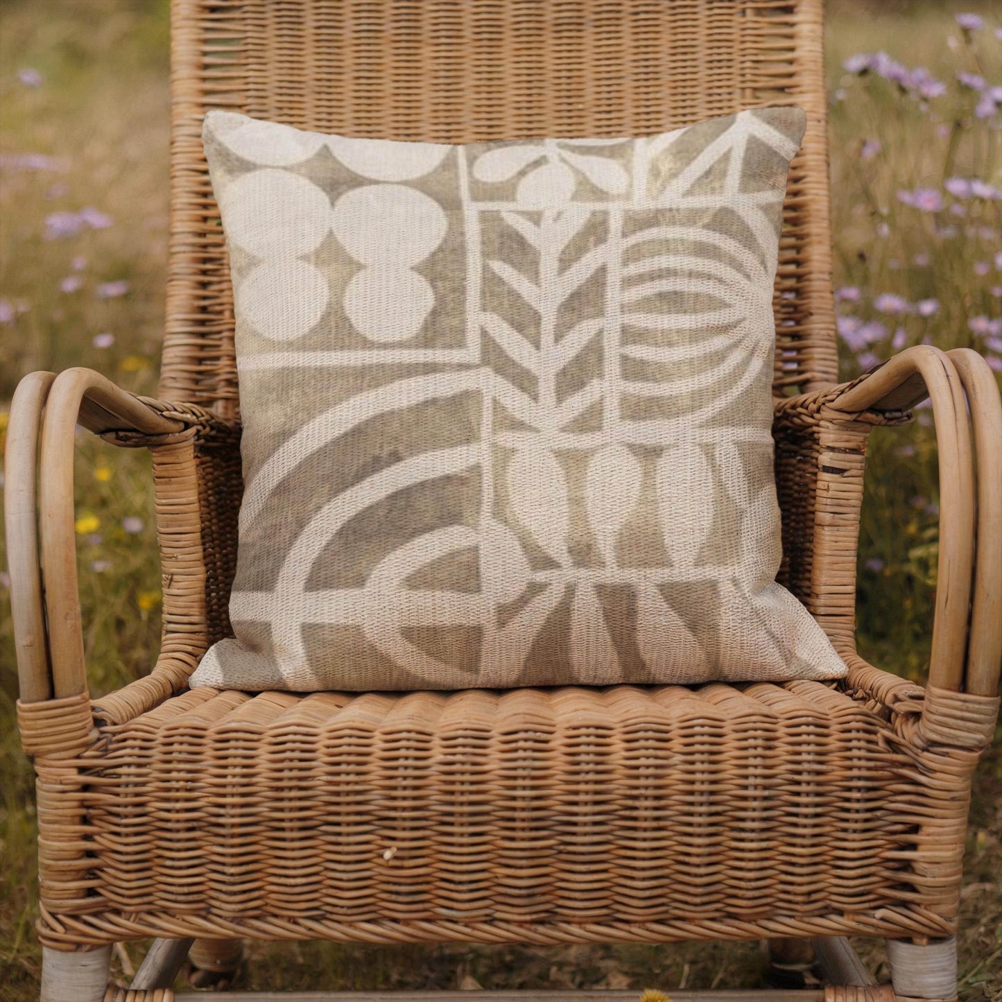 Boho Woven Pillow - Modern Minimalist Decorative Throw Cushion | Hygge Home Accent - timelessbohochic.com