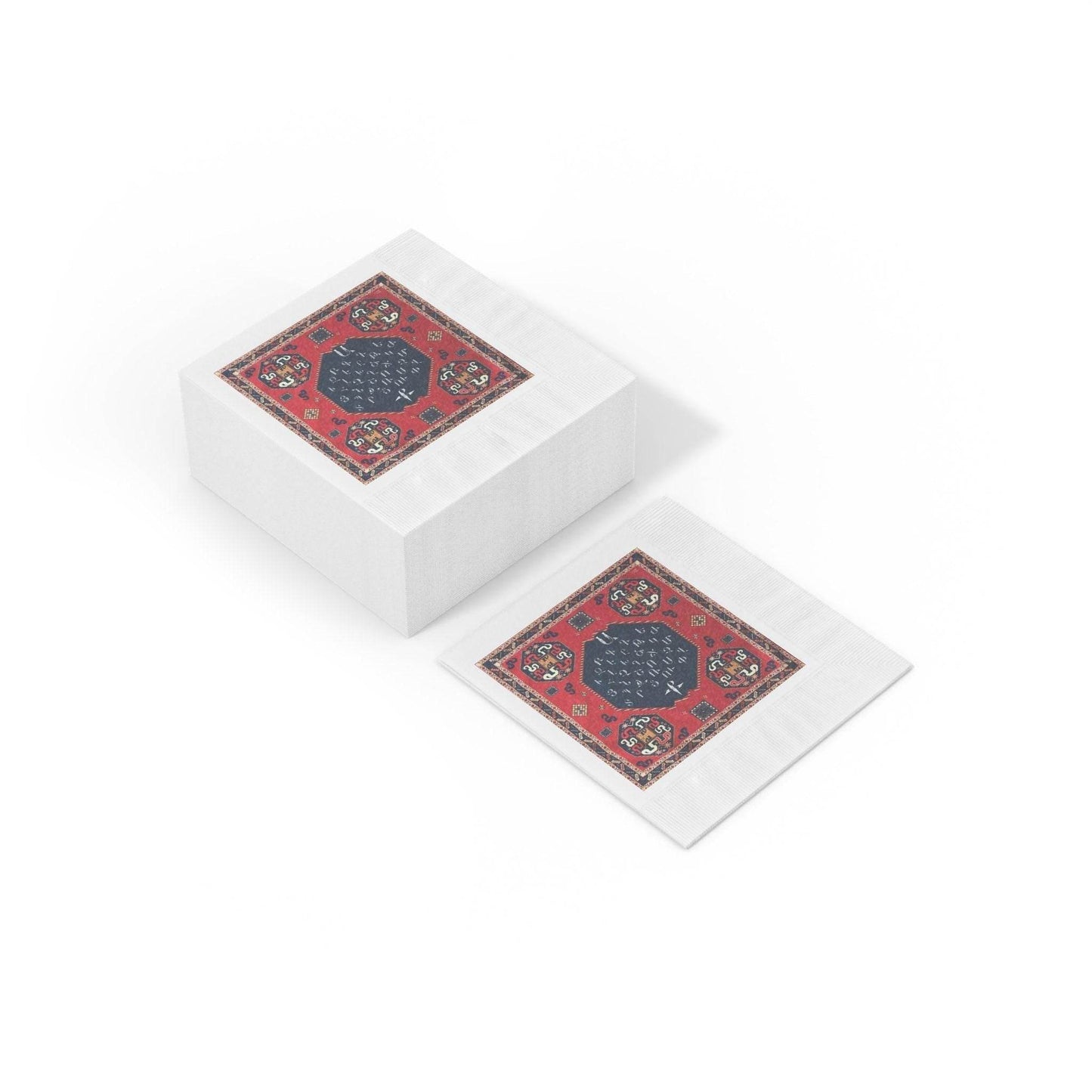 Armenian Paper Napkins – Traditional Alphabet Motif | Party Supplies & Table Accessories - timelessbohochic.com