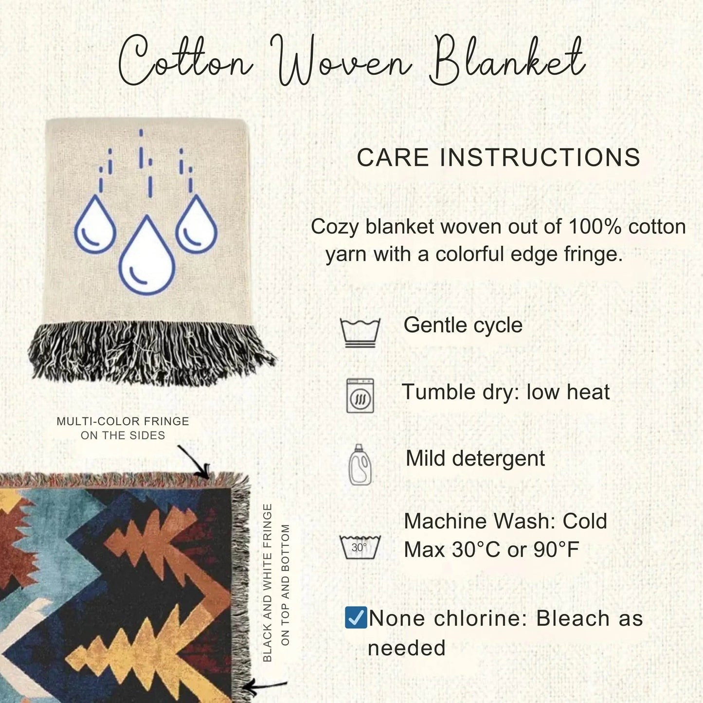 Celtic Woven Blanket – Irish Knotwork Throw | Custom Cotton Heritage Bedspread - timelessbohochic.com