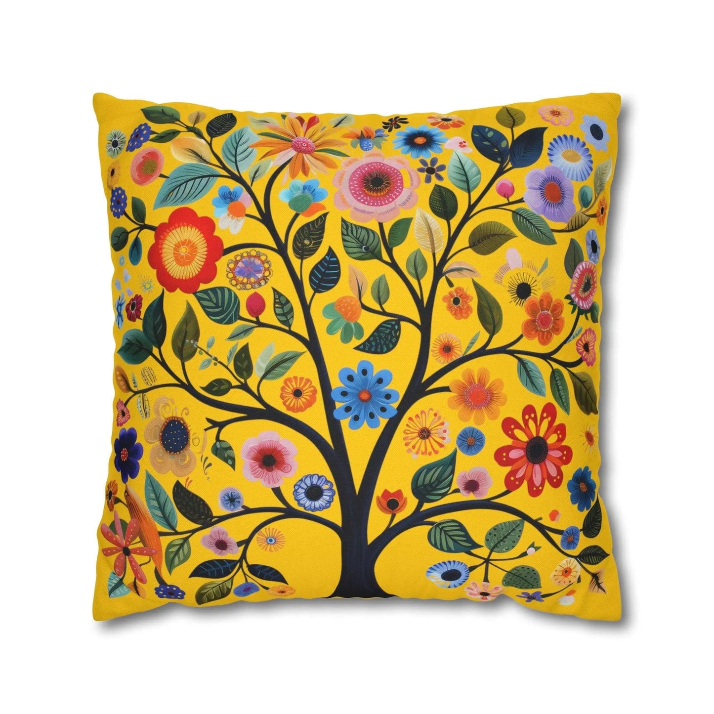 Nordic Tree of Life Pillow – Scandinavian Decor | Cozy Hygge Living Room Cushion