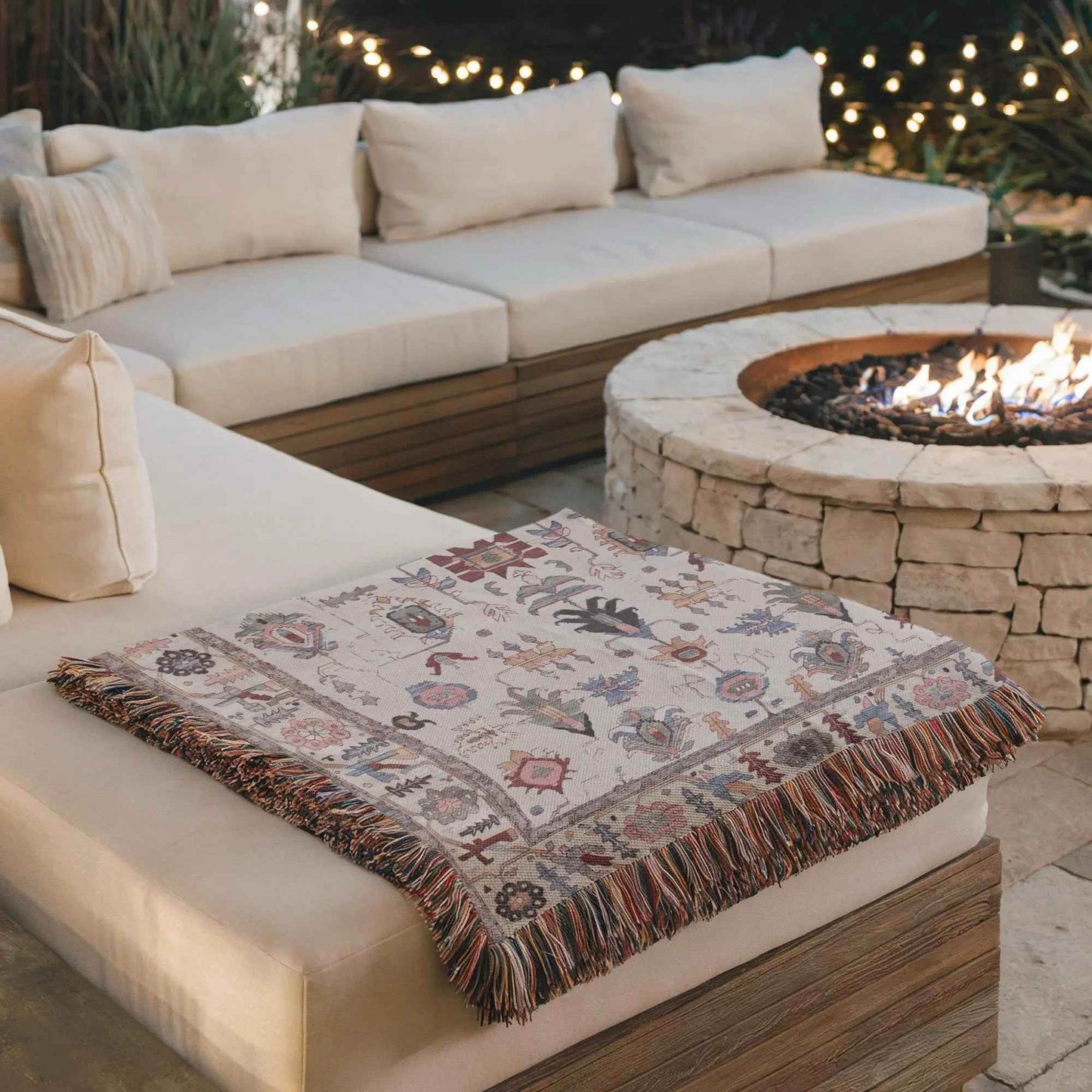 Turkish Rug Tapestry – Anatolian Wall Hanging | Bohemian Wall Decor, Cozy Cotton Blanket - timelessbohochic.com