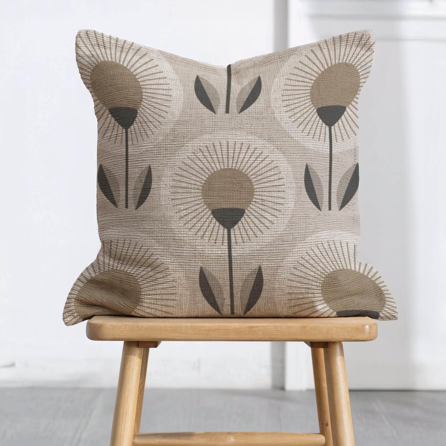 Throw Blanket Set - Modern Throw Blanket for Home Decor with Geometric Floral Design - timelessbohochic.com