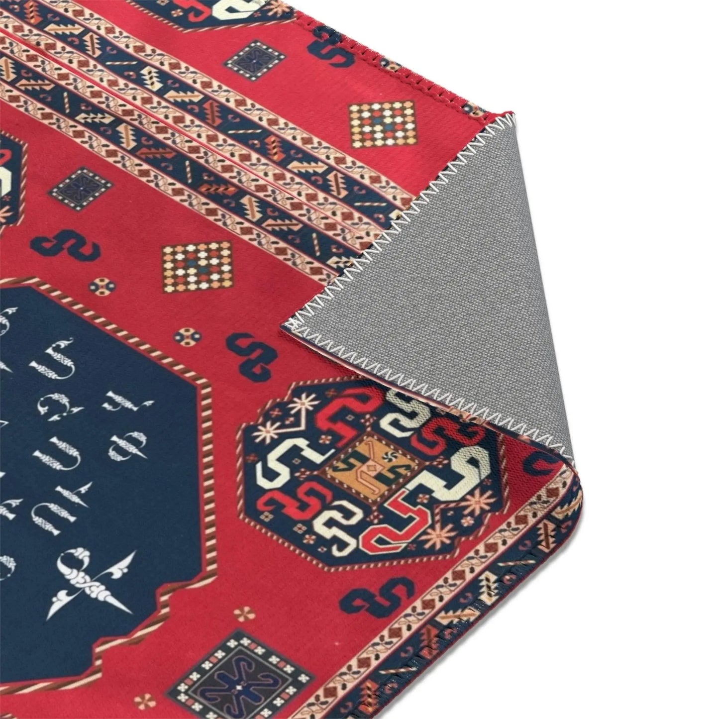 Armenian Area Rug - Durable Polyester Chenille Rug | Armenian Heritage Doormat