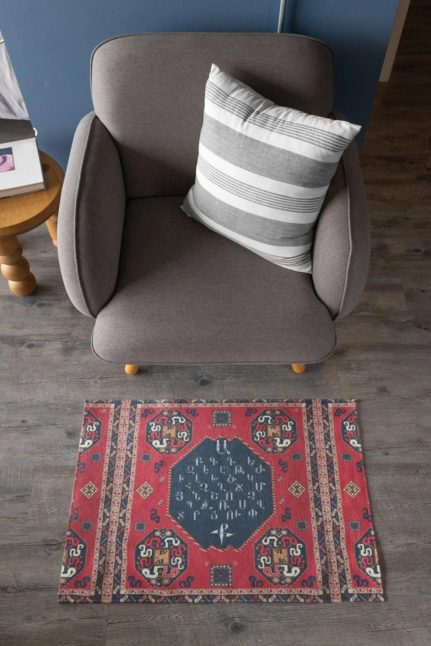 Armenian Area Rug - Durable Polyester Chenille Rug | Armenian Heritage Doormat