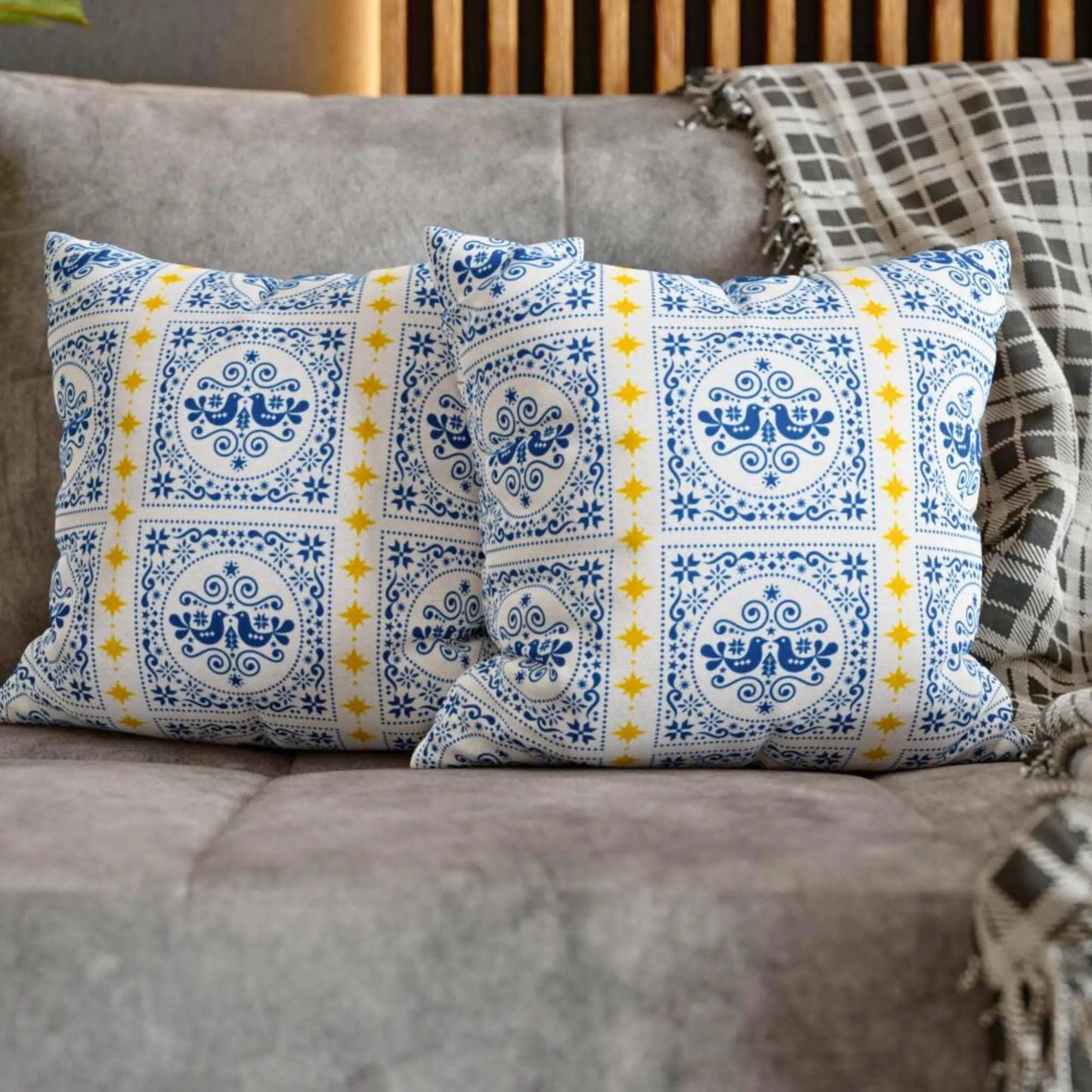 Swedish Pillow Case - Nordic Cushion Cover | Cozy Scandinavian Throw Pillow