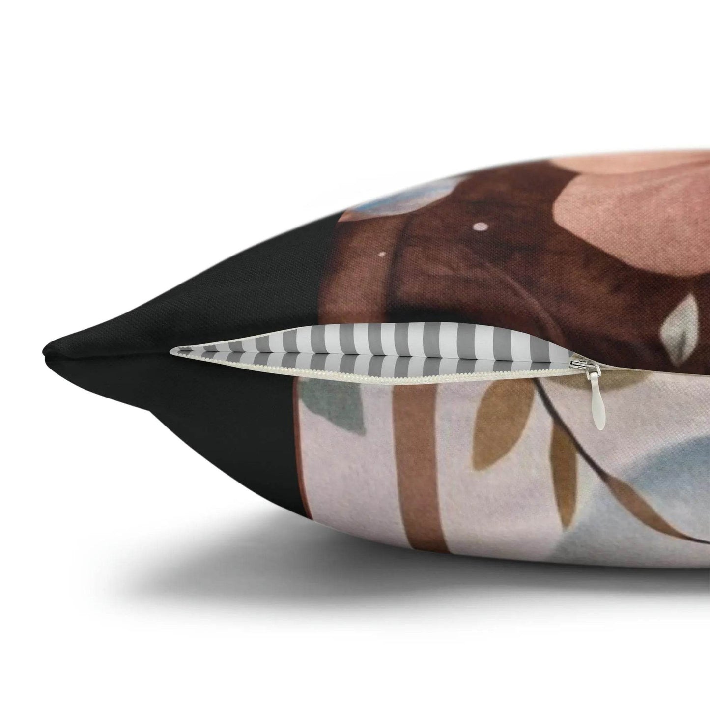 Scandinavian Folk Art Pillow - Nordic Pillow Cover | Double Sided Woodland Sham - timelessbohochic.com