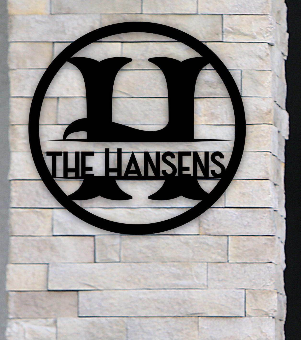 Personalized Metal Sign - Custom Family Name Outdoor Wall Decor & Lawn Art - timelessbohochic.com