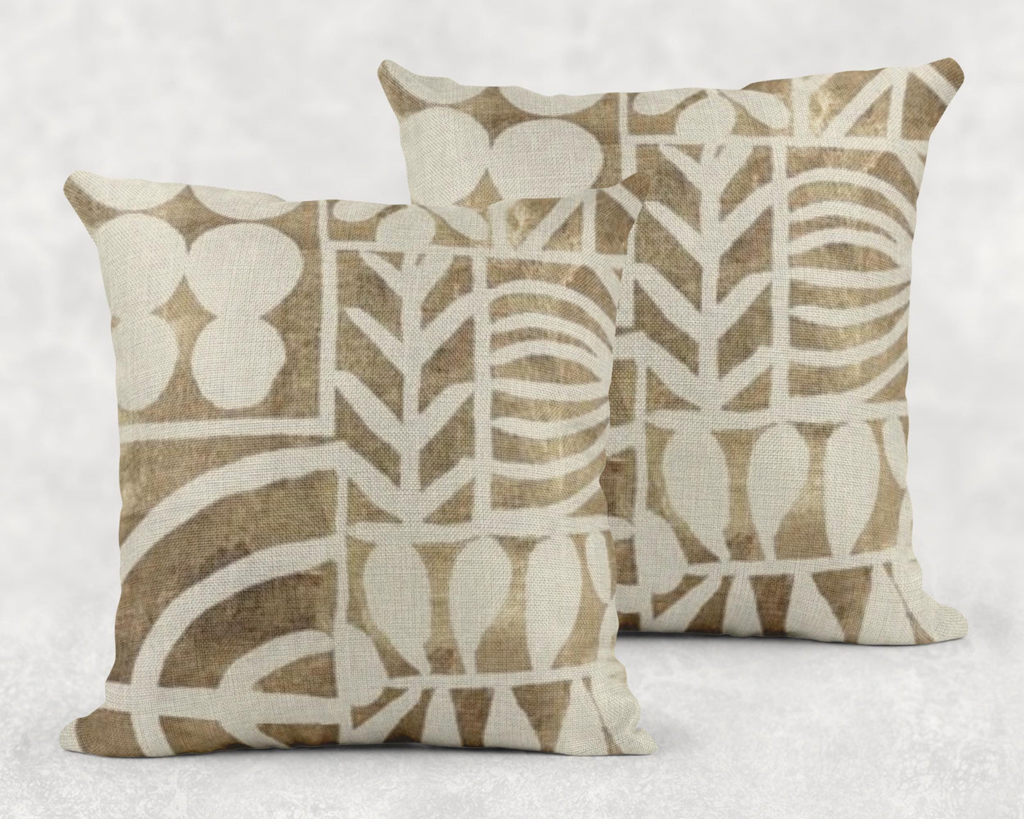 Boho Woven Pillow - Modern Minimalist Decorative Throw Cushion | Hygge Home Accent