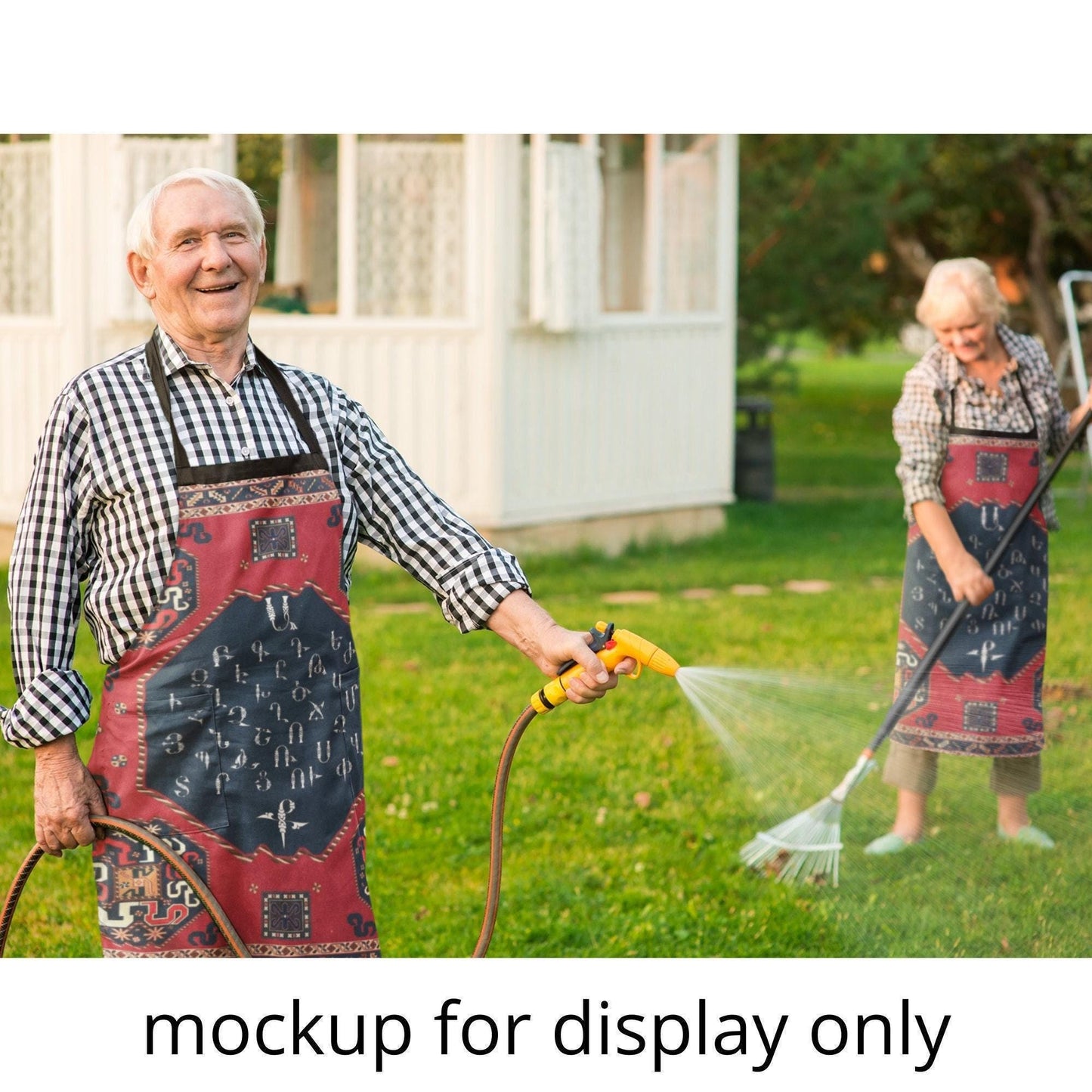 Armenian Alphabet Apron – Cultural Kitchen Apparel | Durable, Stylish Cooking Apron Gift