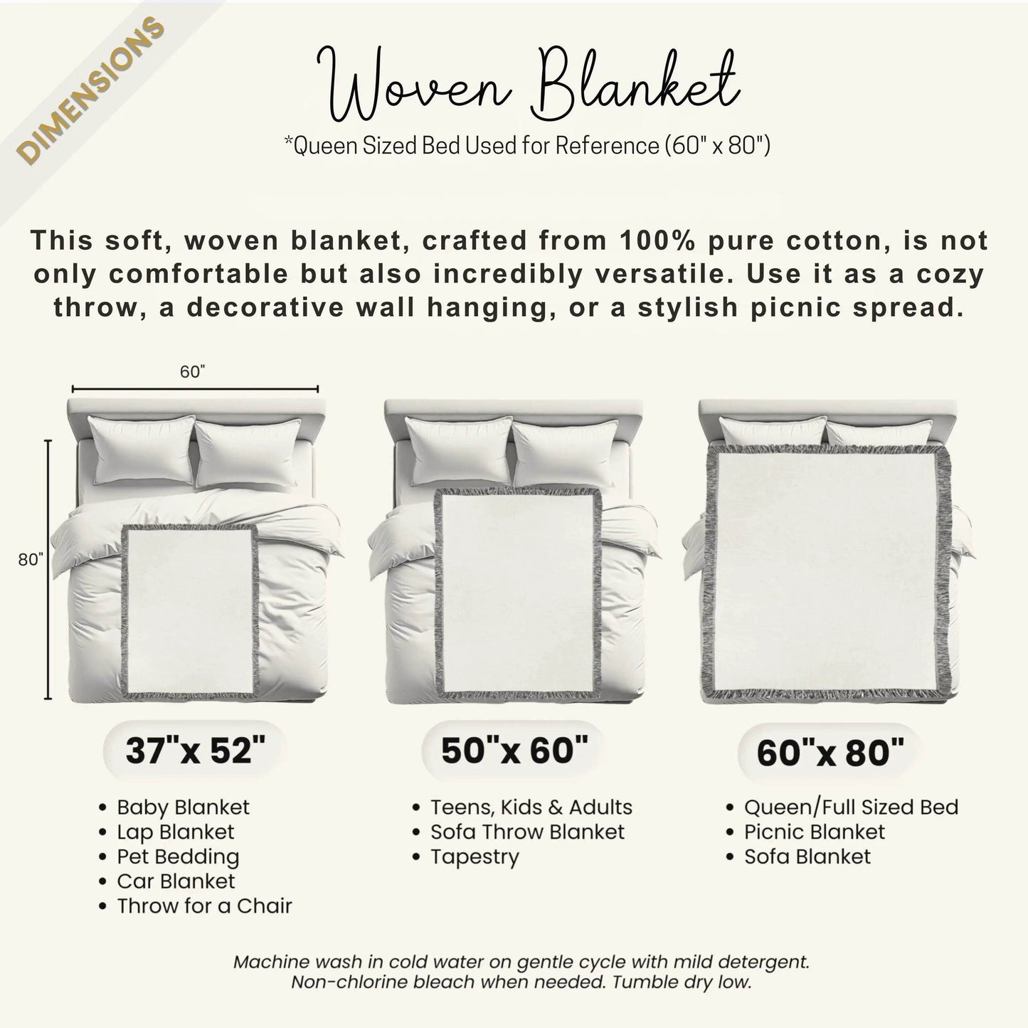 Irish Eternity Knot Blanket Set - Cozy Cotton Woven Throw & Pillow for Celtic Home Decor - timelessbohochic.com