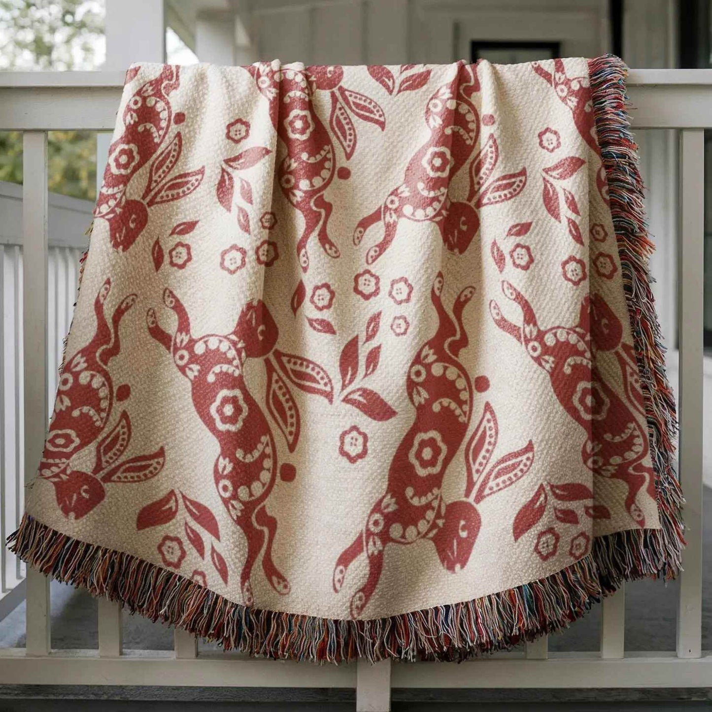 Nordic Cotton Throw Blanket - Cozy Boho Sofa Blanket - timelessbohochic.com