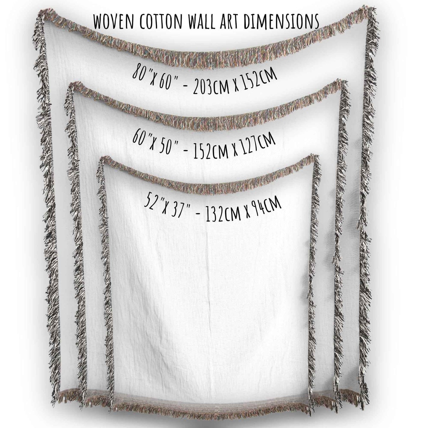 Woven Wall Hanging – Mid Century Modern Floral Wall Art Cotton Tapestry Throw - timelessbohochic.com