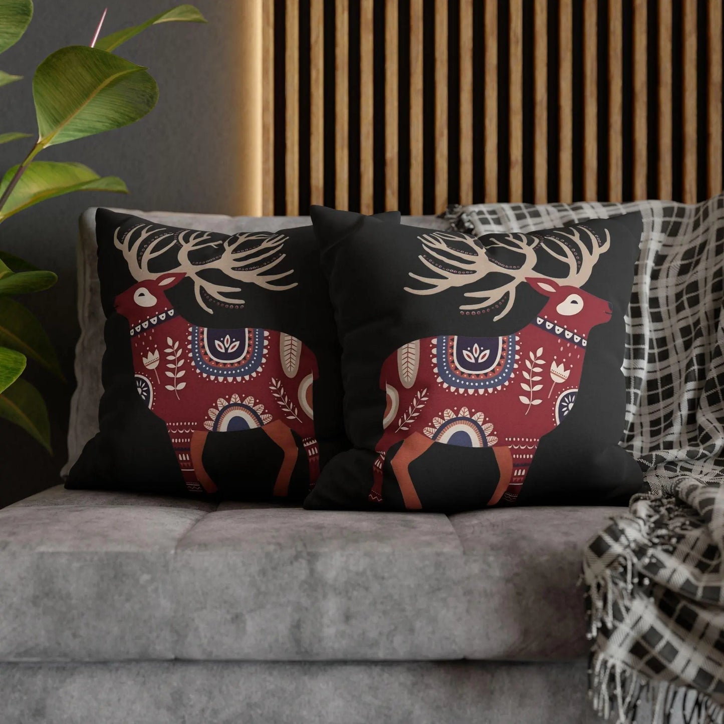 Scandinavian Pillow Cover – Winter Cushion Cover | Nordic Home Decor Accent