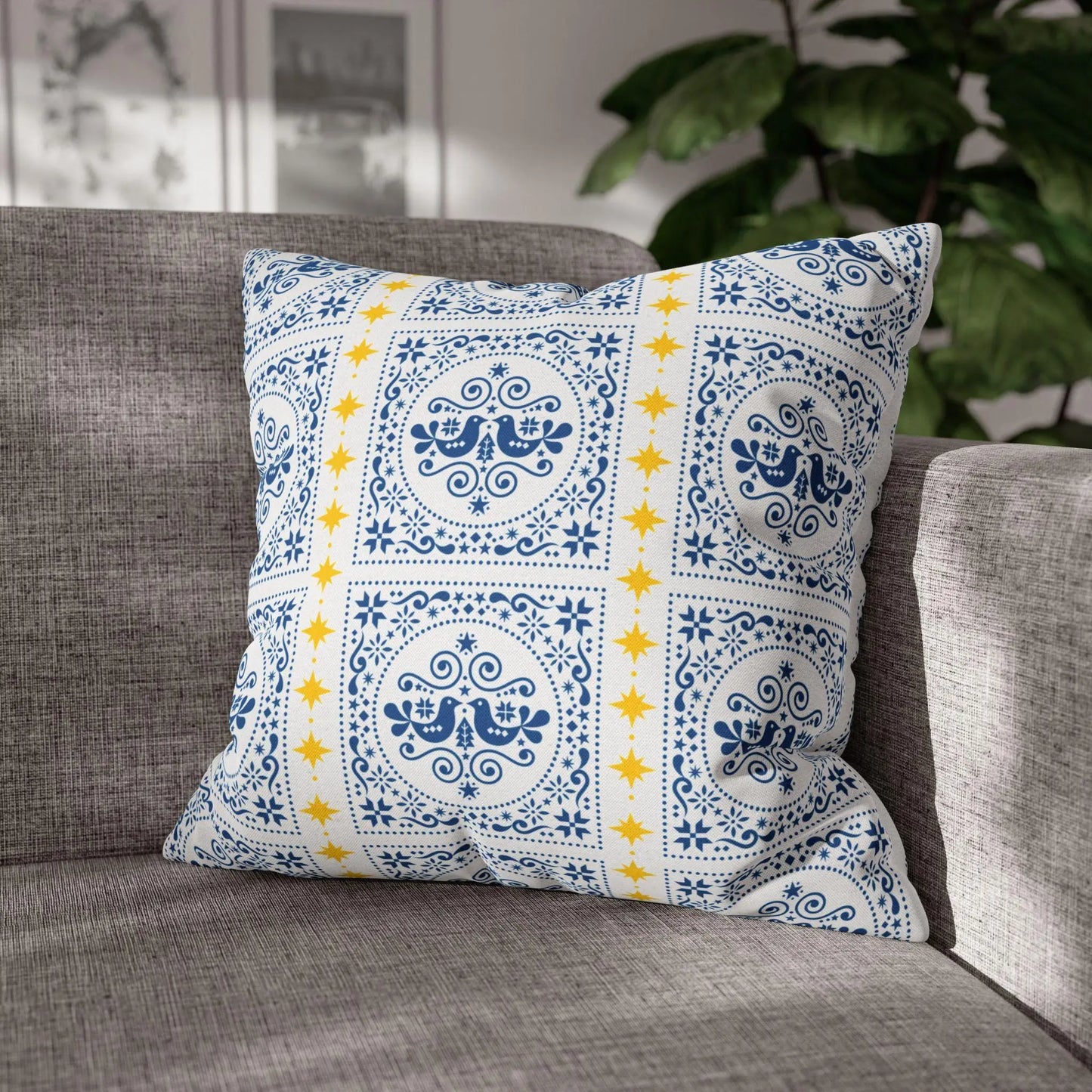 Swedish Pillow Case - Nordic Cushion Cover | Cozy Scandinavian Throw Pillow