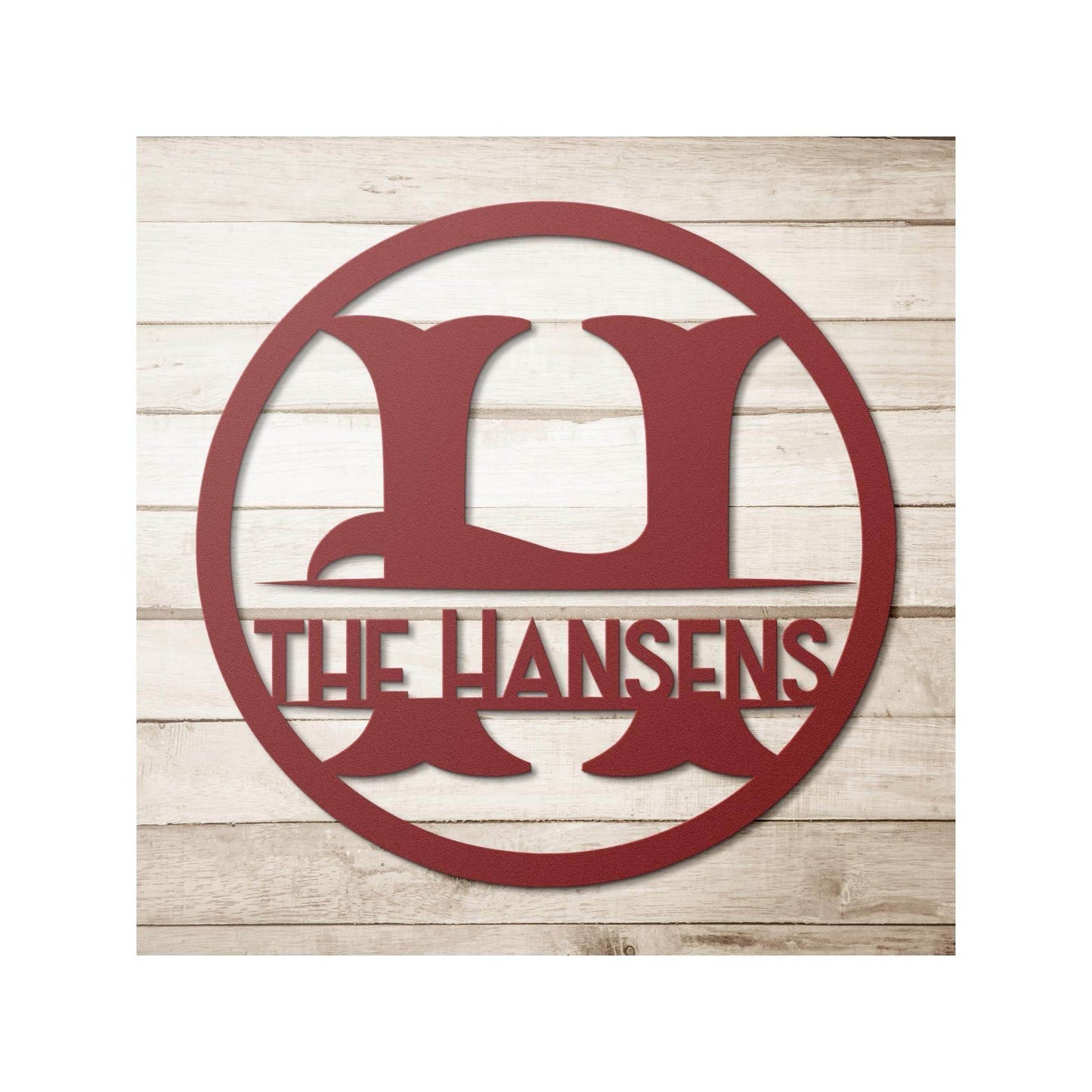 Personalized Metal Sign - Custom Family Name Outdoor Wall Decor & Lawn Art - timelessbohochic.com