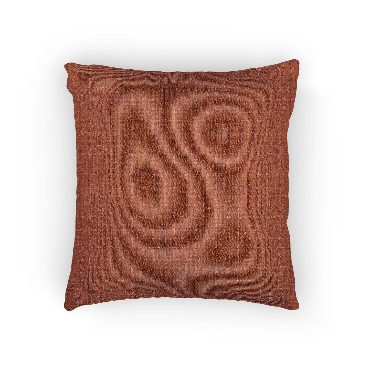 Cozy Couch Cover - Woven Cotton Fabric With Rust Color Stripes | Soft Bedding Accent