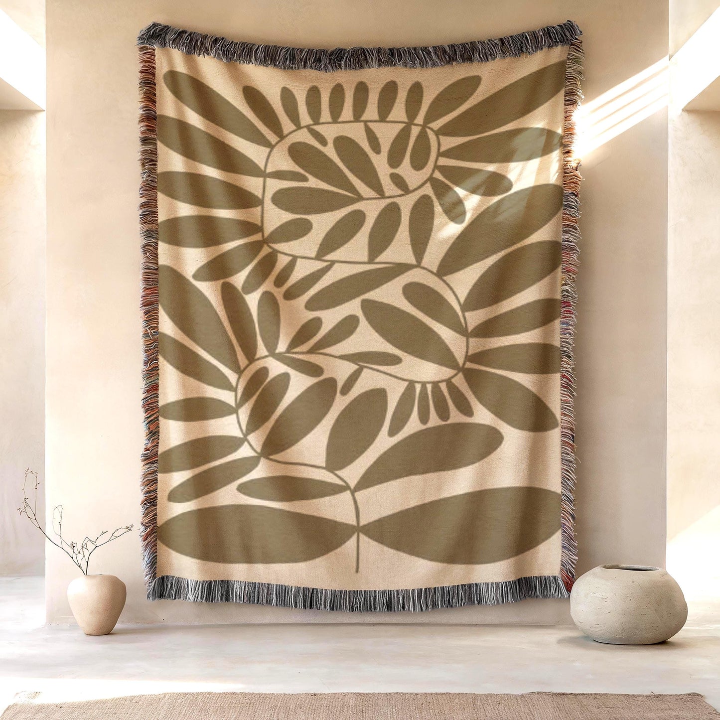 Scandi Woven Wall Hanging – Mid Century Modern Decor | Cozy Home Accent Piece