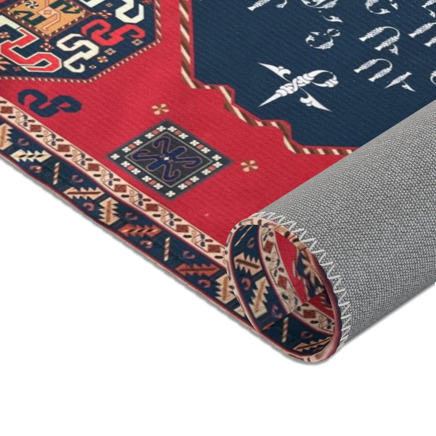 Armenian Area Rug - Durable Polyester Chenille Rug | Armenian Heritage Doormat