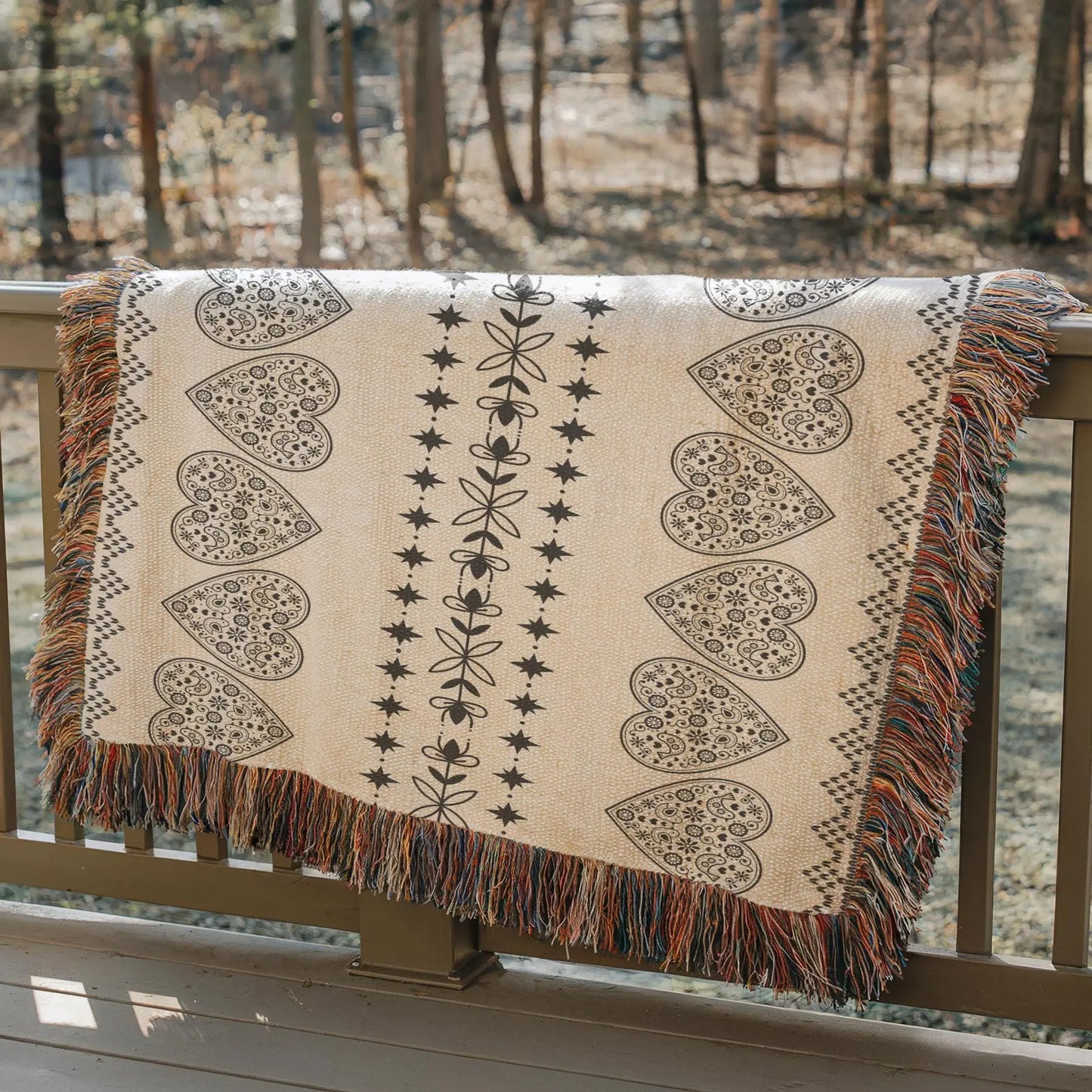 Nordic Cotton Throw | Soft Breathable Cotton Woven Blanket - Hygge Living Blanket