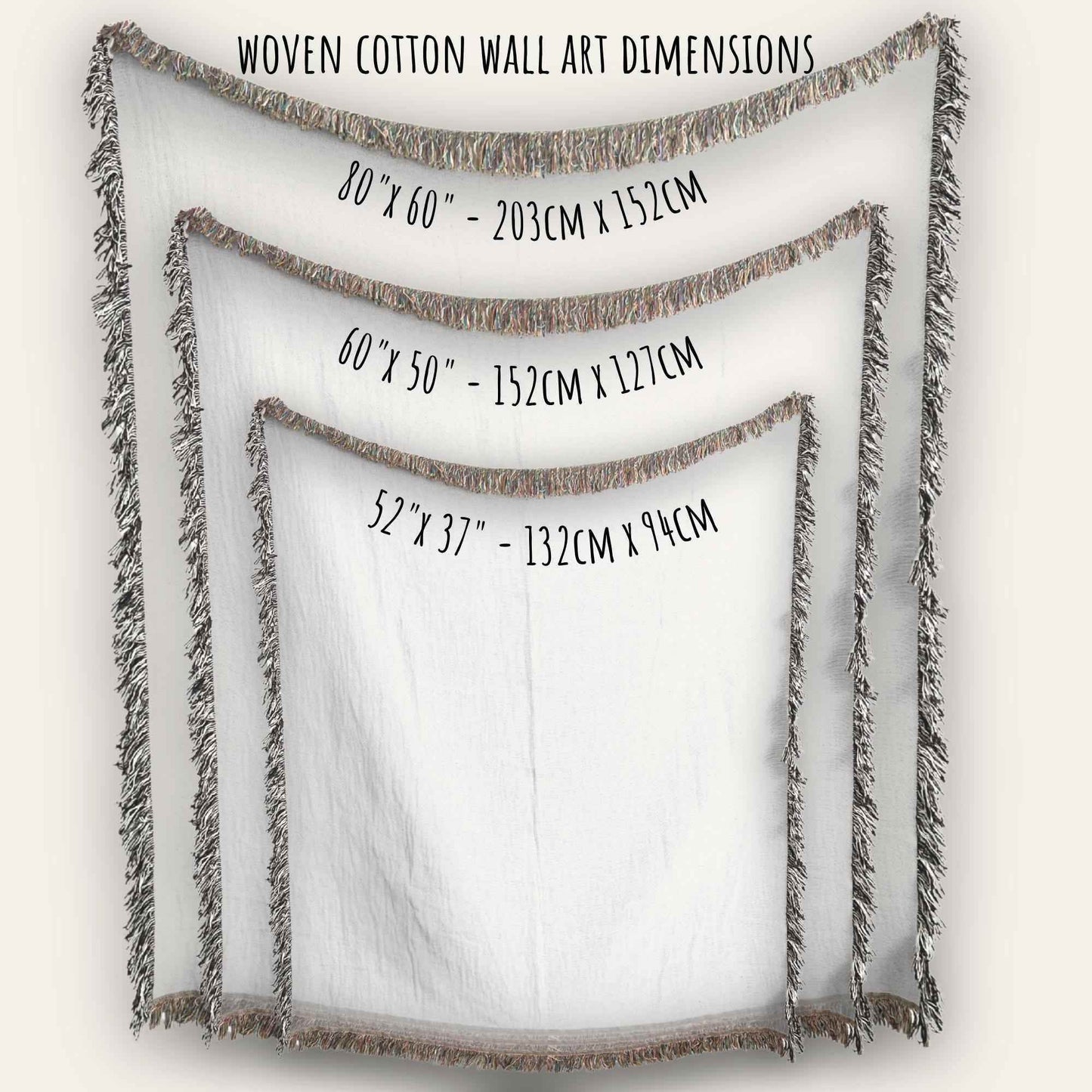 Navajo Wall Tapestry - Rustic Cotton Boho Patio Blanket with Colorful Fringed Edges - timelessbohochic.com