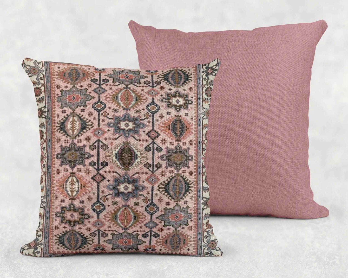 Anatolian Rug Blanket – Boho Decor Throw with Fringed Edge, Cozy Sofa Accent - timelessbohochic.com