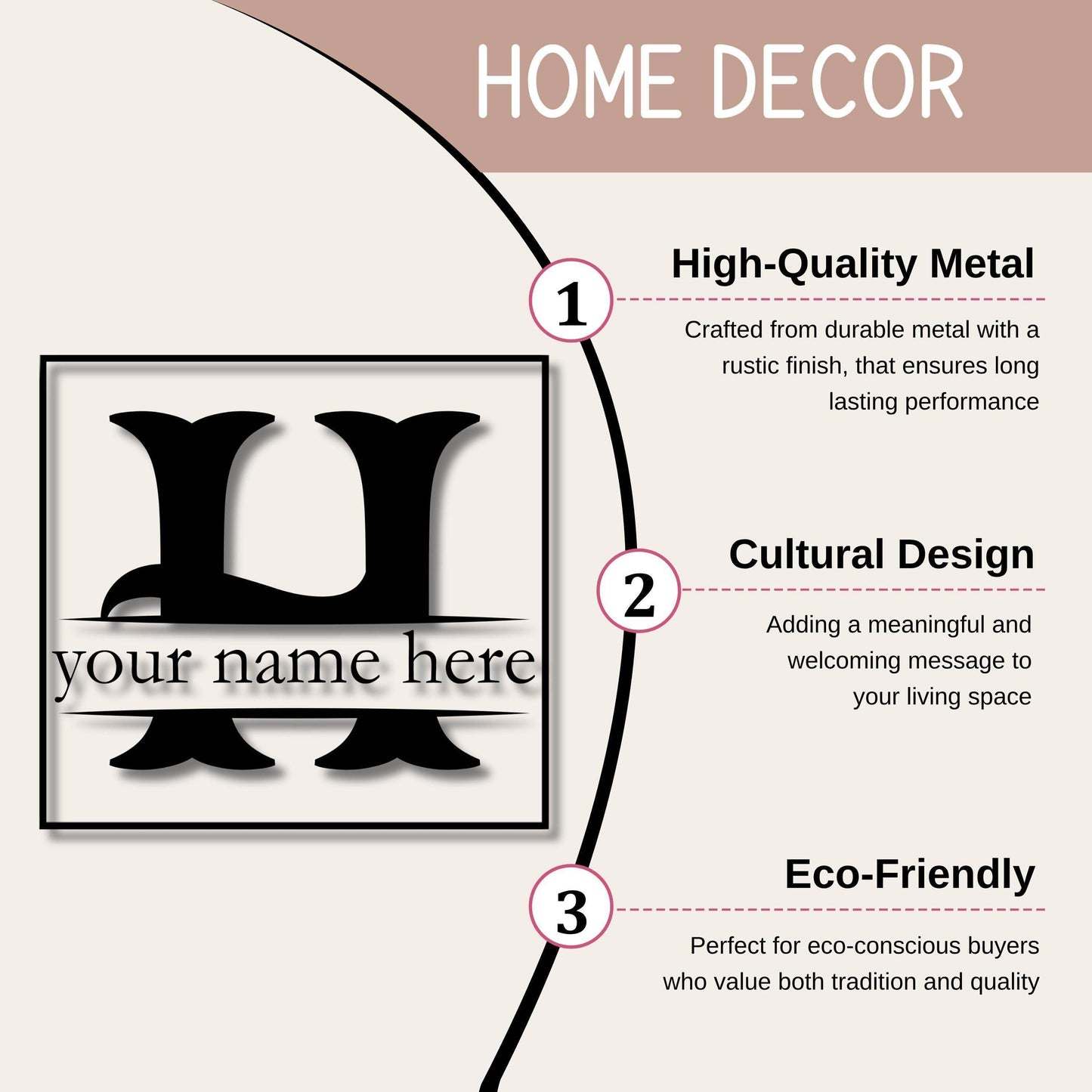 Custom Outdoor Metal Sign - Personalized Rustic Patio Decor in 18 Gauge Steel - timelessbohochic.com