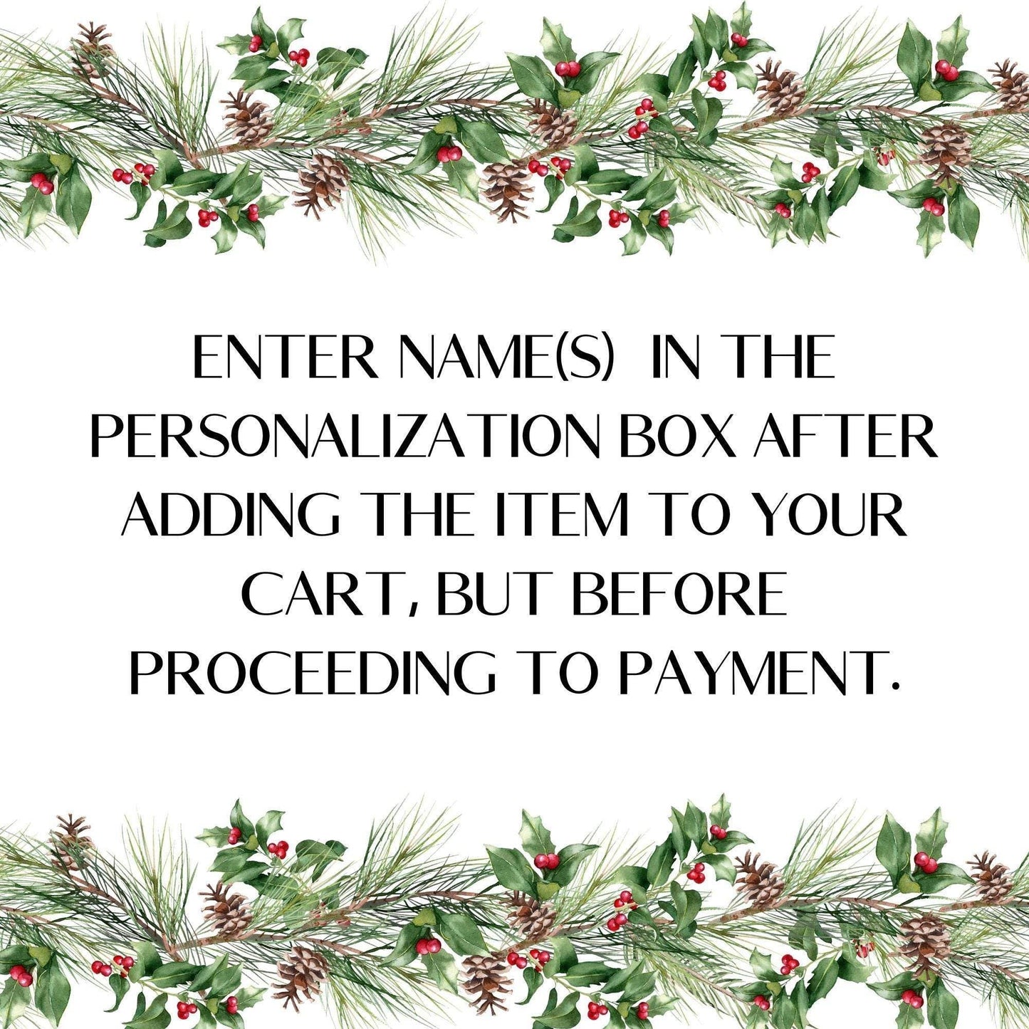 Personalized Christmas Ornaments - Custom Holiday Decorations and Unique Name Keepsake - timelessbohochic.com