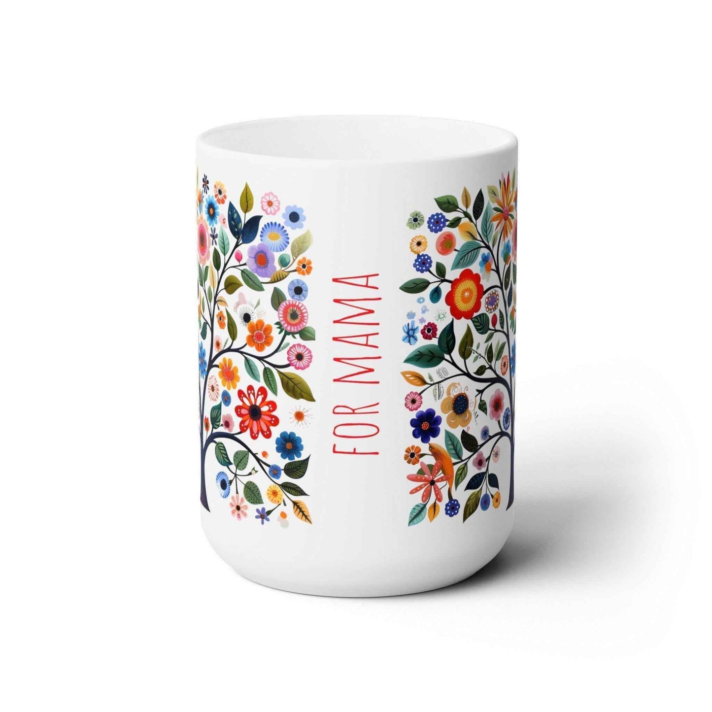 Scandinavian Mug - Custom Tree of Life Design | Personalized Scandinavian Mug for Coffee Lovers - timelessbohochic.com