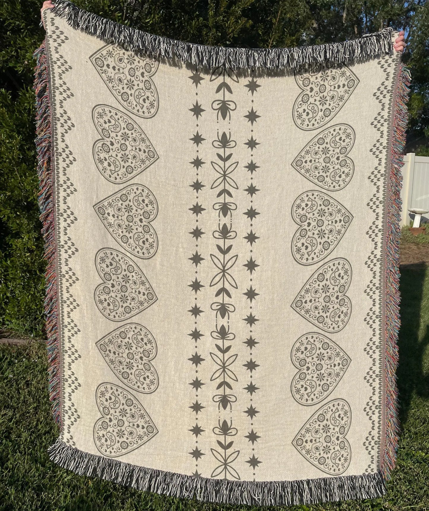 Nordic Cotton Throw | Soft Breathable Cotton Woven Blanket - Hygge Living Blanket