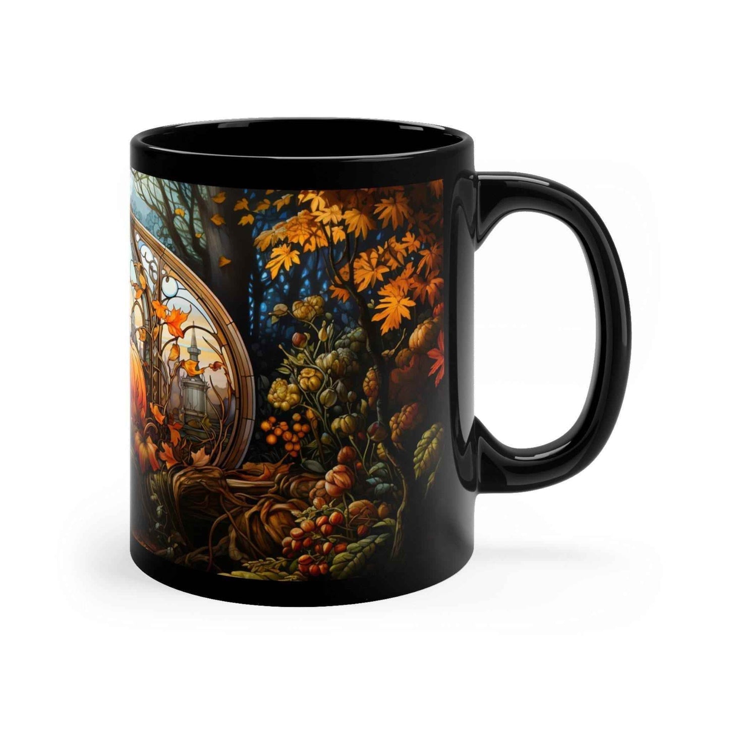 Thanksgiving Pumpkin Mug - Customizable Ceramic Latte Cup | Cozy Fall Coffee Mugs - timelessbohochic.com