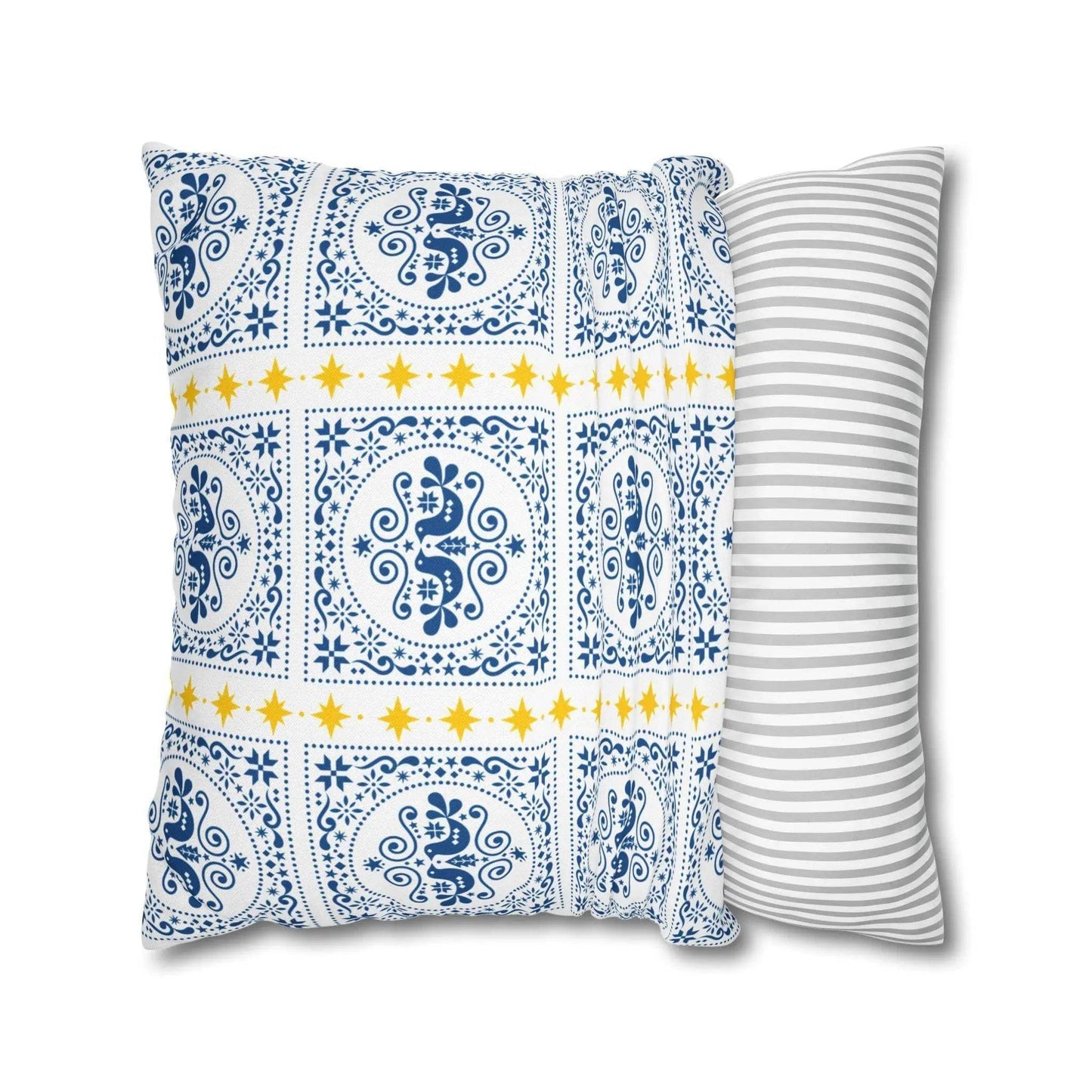Swedish Pillow Case - Nordic Cushion Cover | Cozy Scandinavian Throw Pillow - timelessbohochic.com