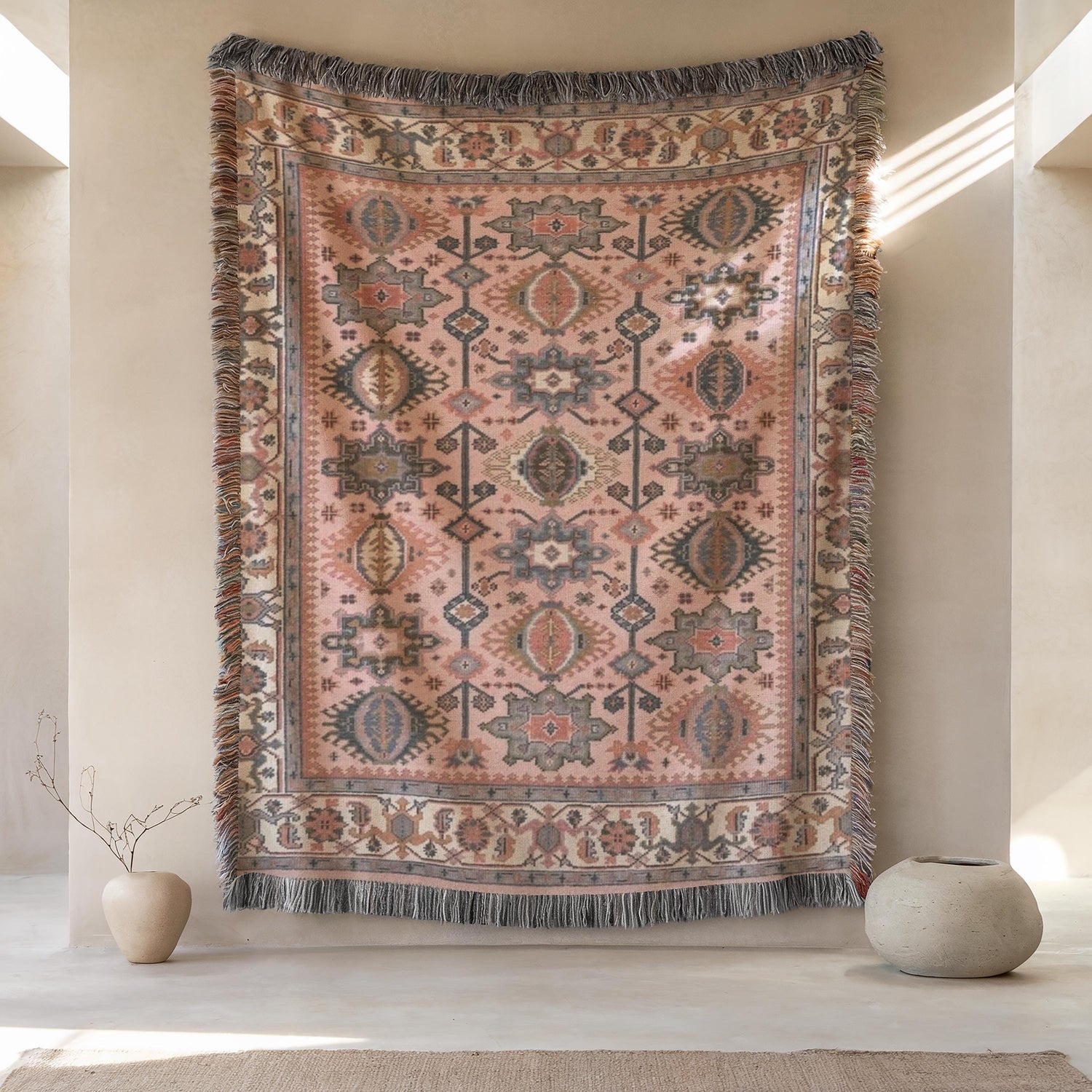 Anatolian Rug Inspired Textile Wall Decor