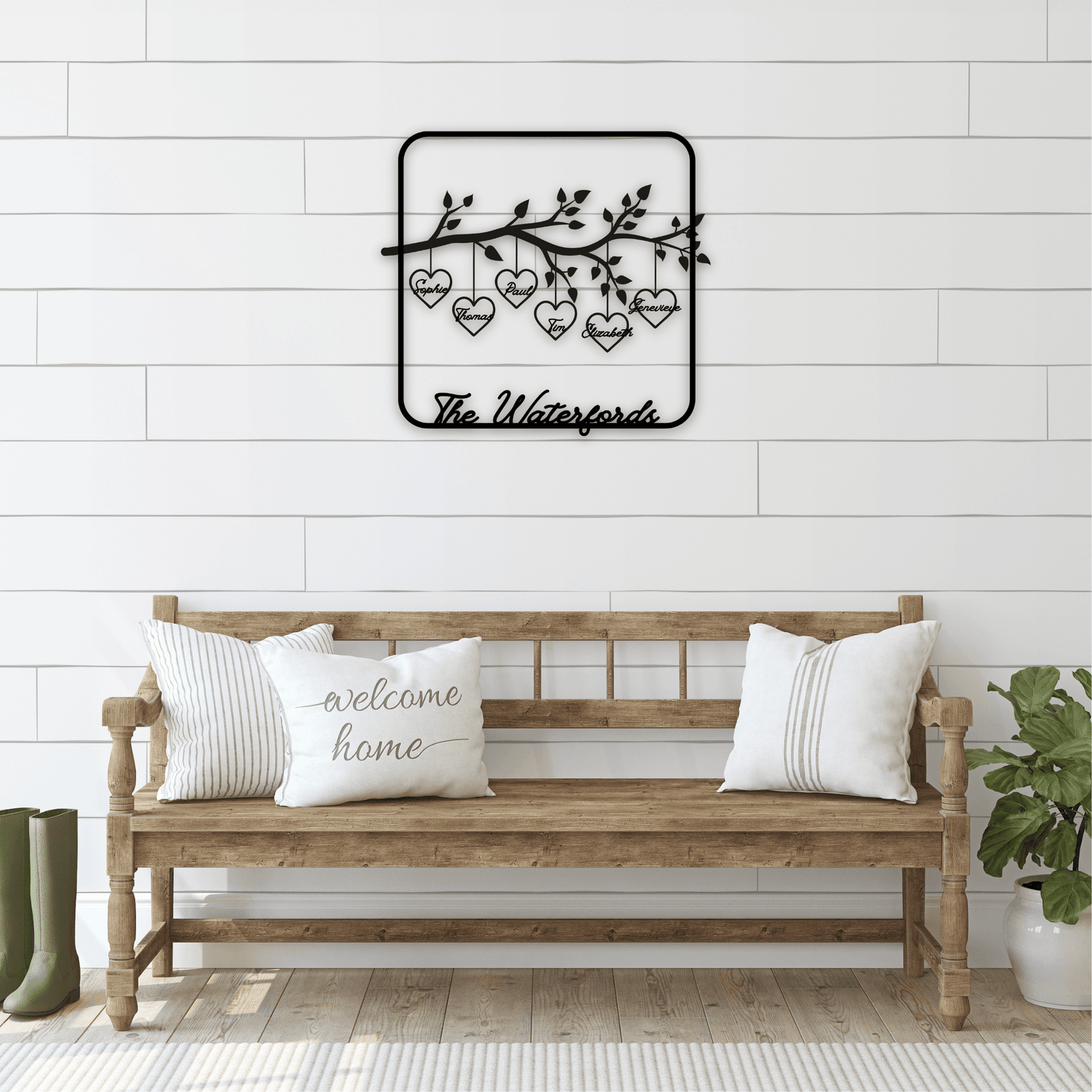 Metal Wall Art & Door Signs for Modern Home Decor and Entryway Accents - timelessbohochic.com