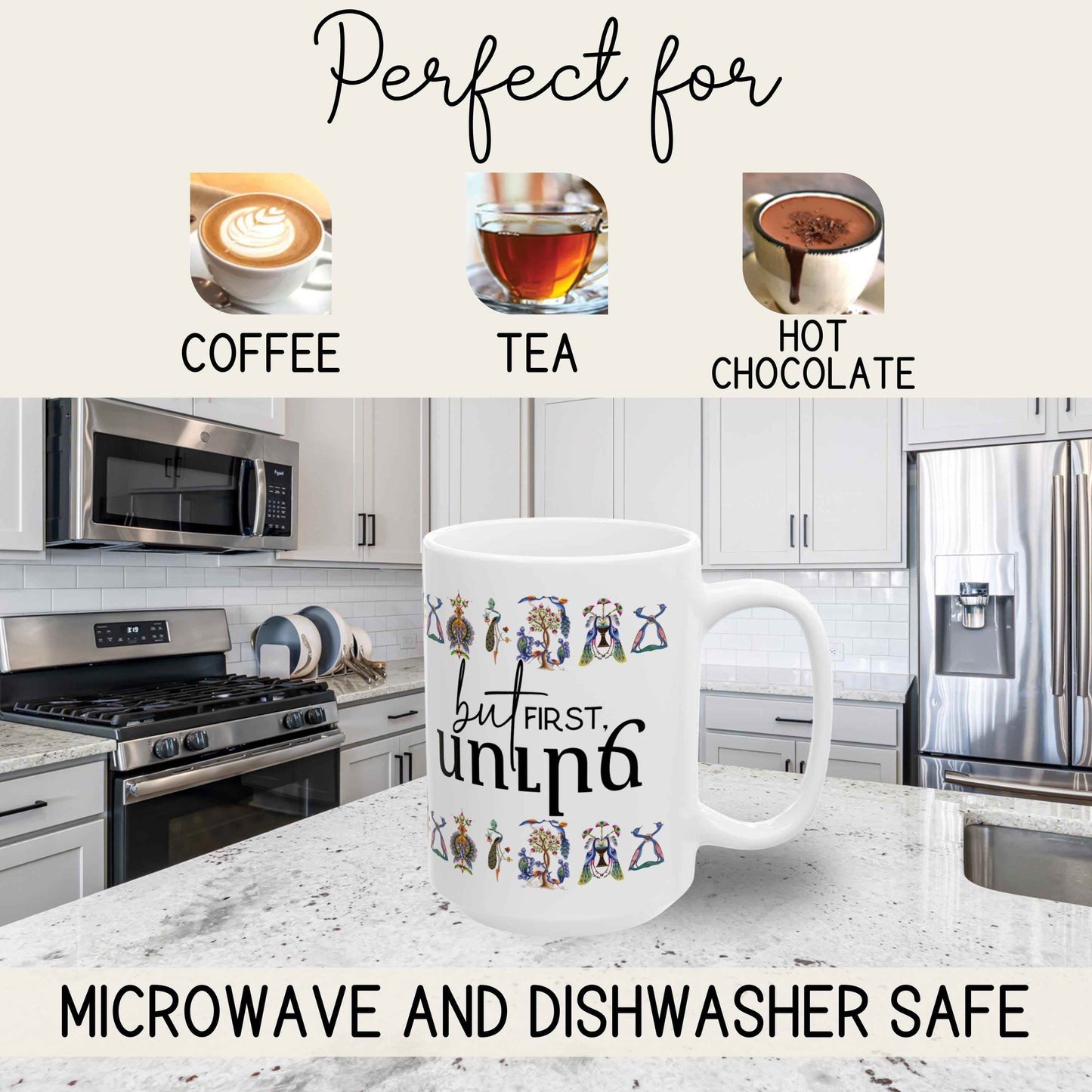 Armenian Coffee Mug - Personalized Ceramic Chai Cup | Funny Haykakan Design Gift - timelessbohochic.com