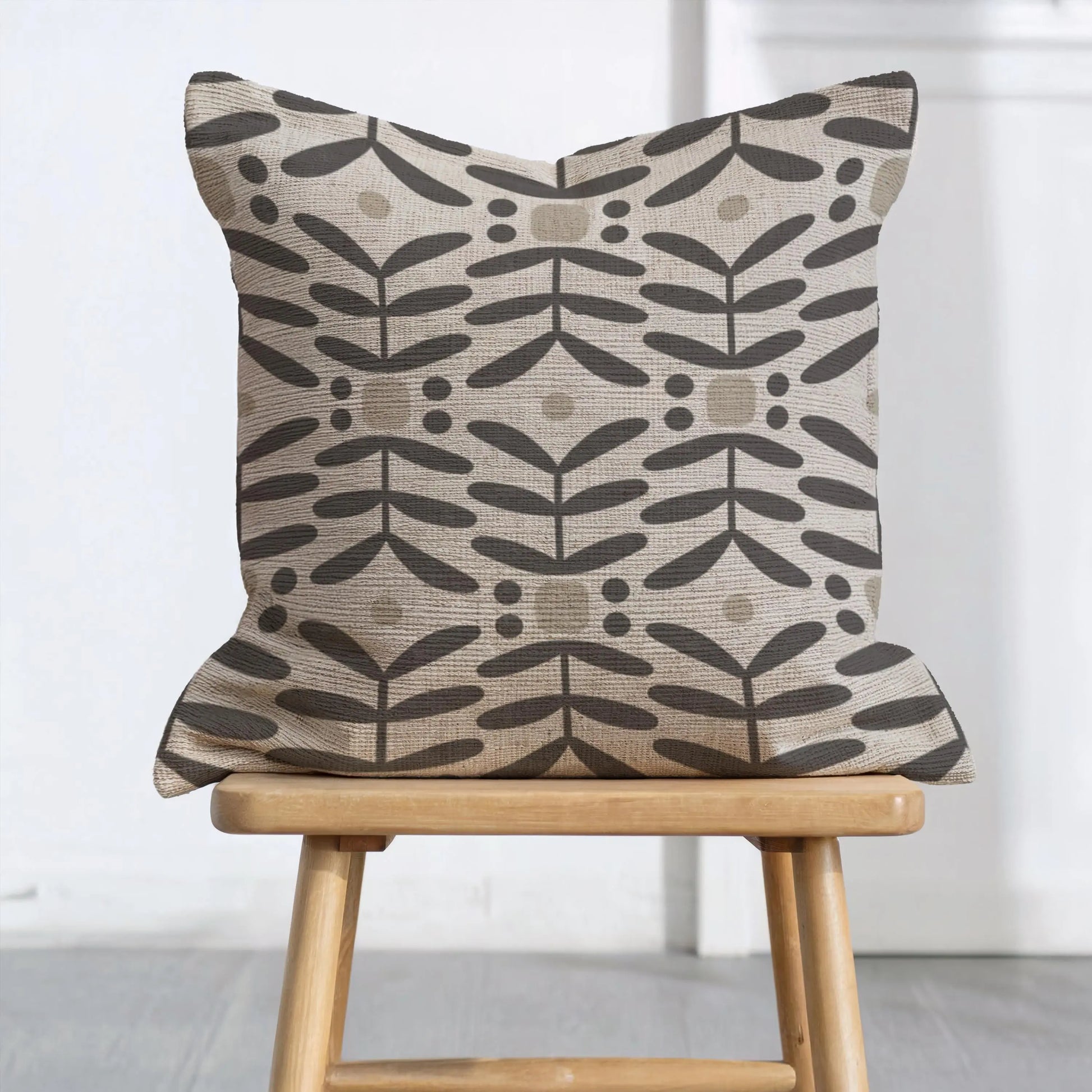 Minimalist Bedding Set - Accent Pillow & Sofa Throw Blanket | Scandinavian Style Decor