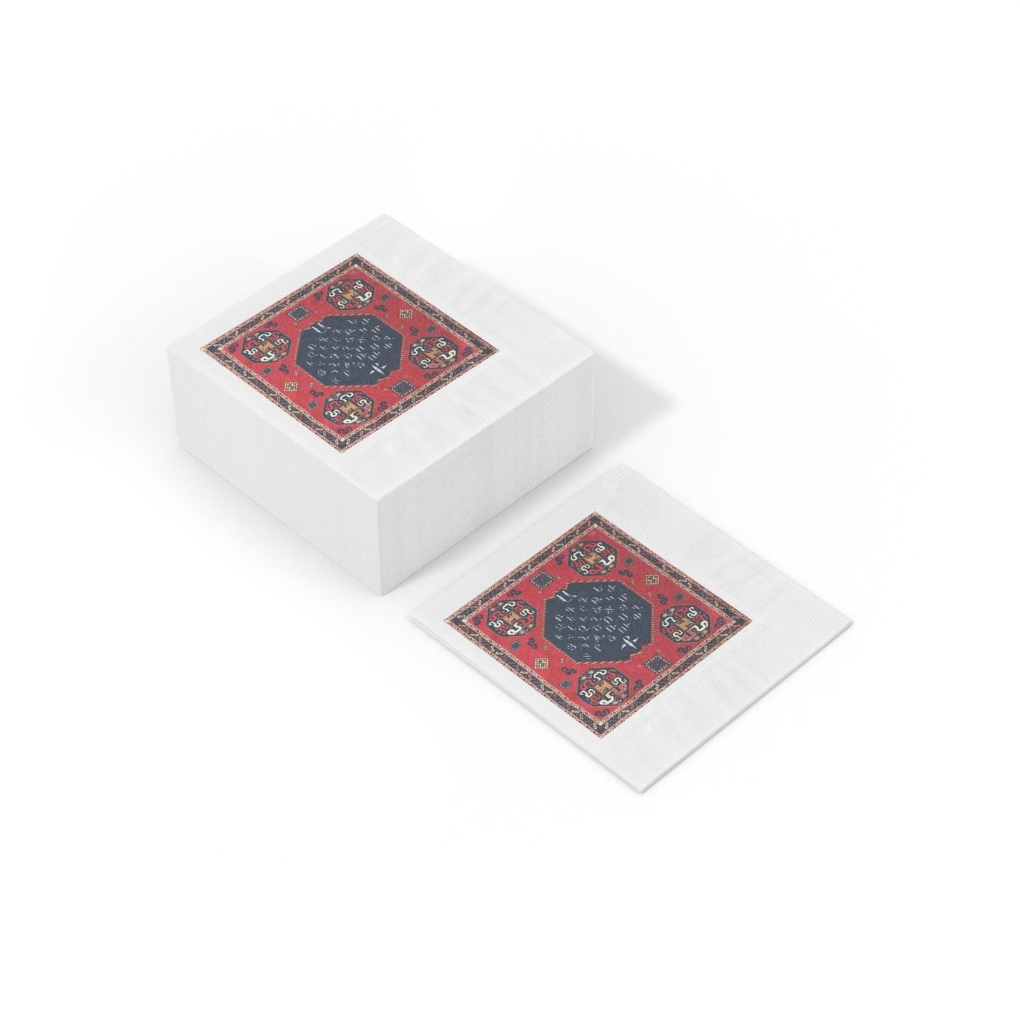 Armenian Paper Napkins – Traditional Alphabet Motif | Party Supplies & Table Accessories
