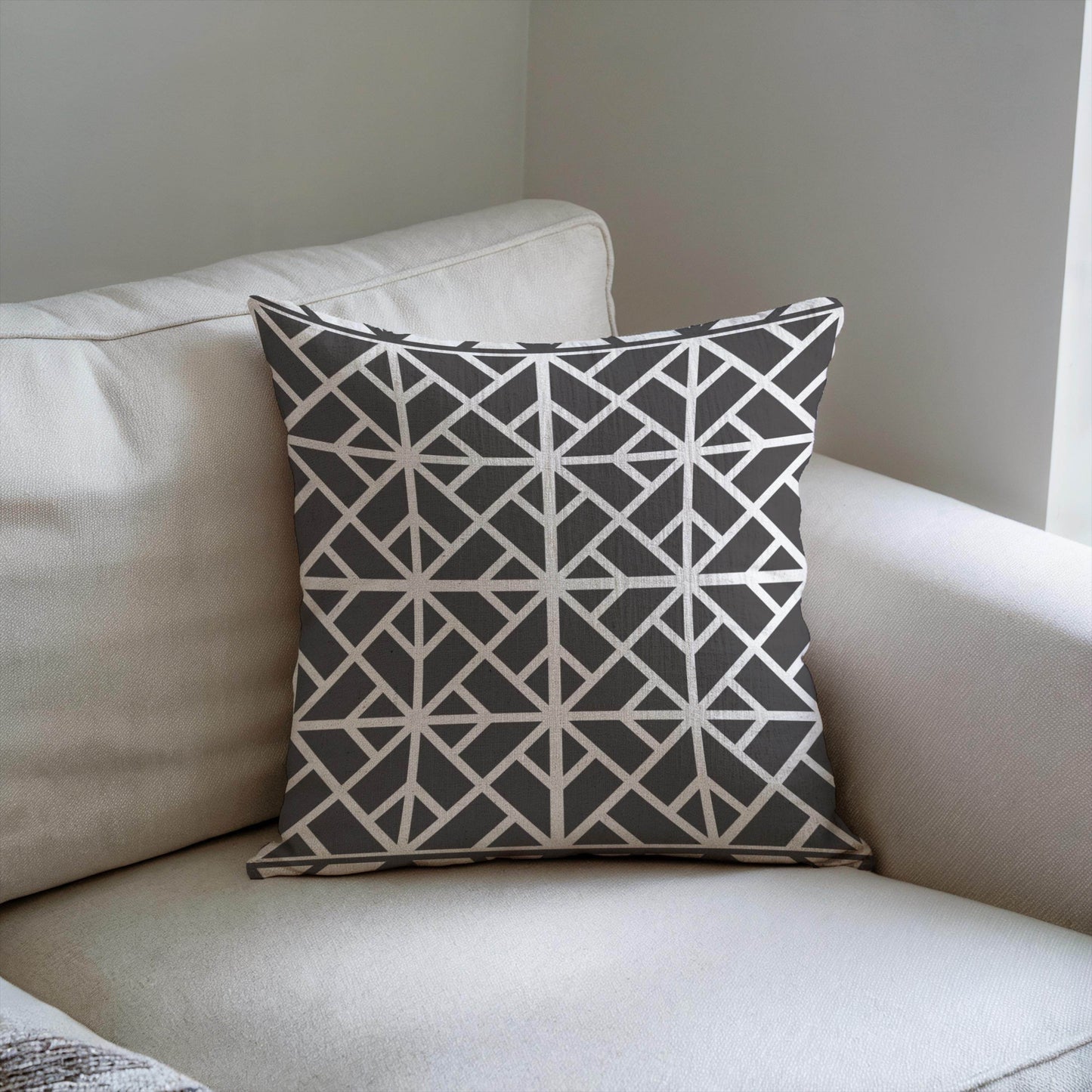 Modern Throw Pillow - Geometric Pattern Cushion | Double Sided Cotton Sofa Cushion - timelessbohochic.com