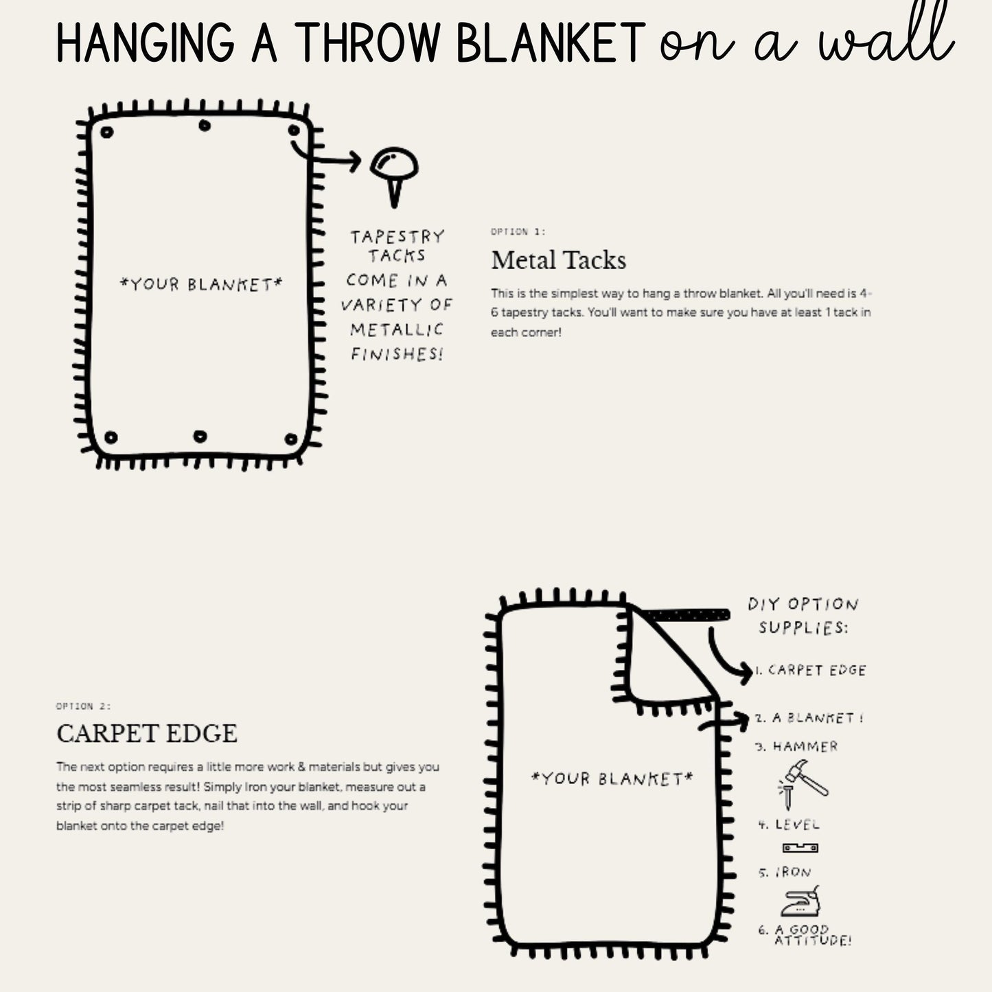 Anatolian Inspired woven blanket with rug-style pattern styled for layered home decor