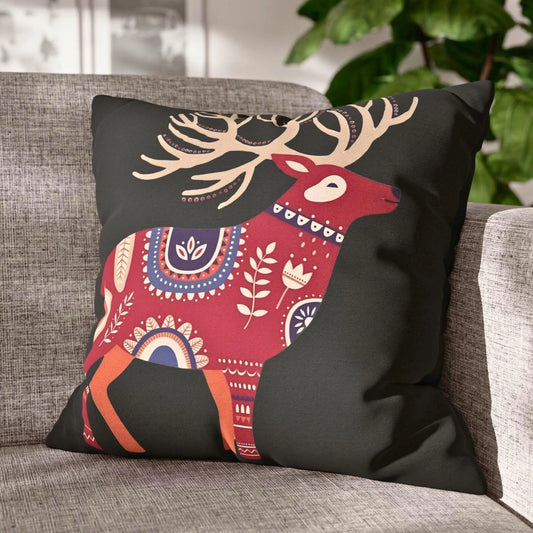 Scandinavian Pillow Cover – Nordic Winter Decor | Cozy Hygge Cushion Sham