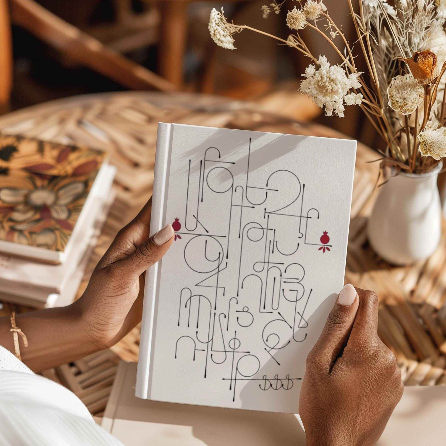 Modern Armenian Notebook - Hardcover Journal With Matte Finish & 150 Lined Pages - timelessbohochic.com