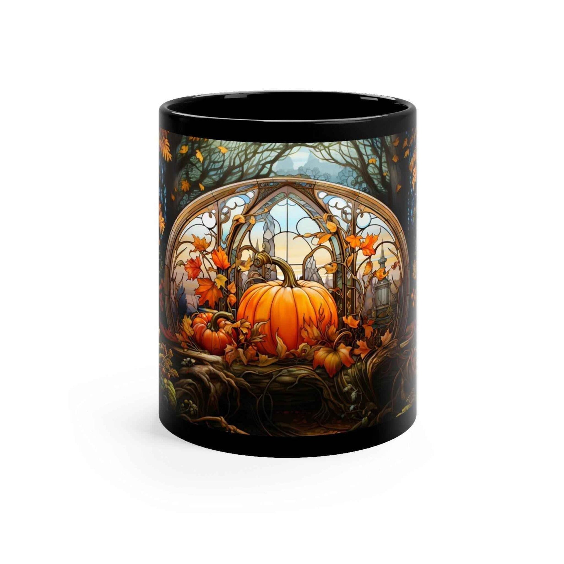 Thanksgiving Pumpkin Mug - Customizable Ceramic Latte Cup | Cozy Fall Coffee Mugs - timelessbohochic.com