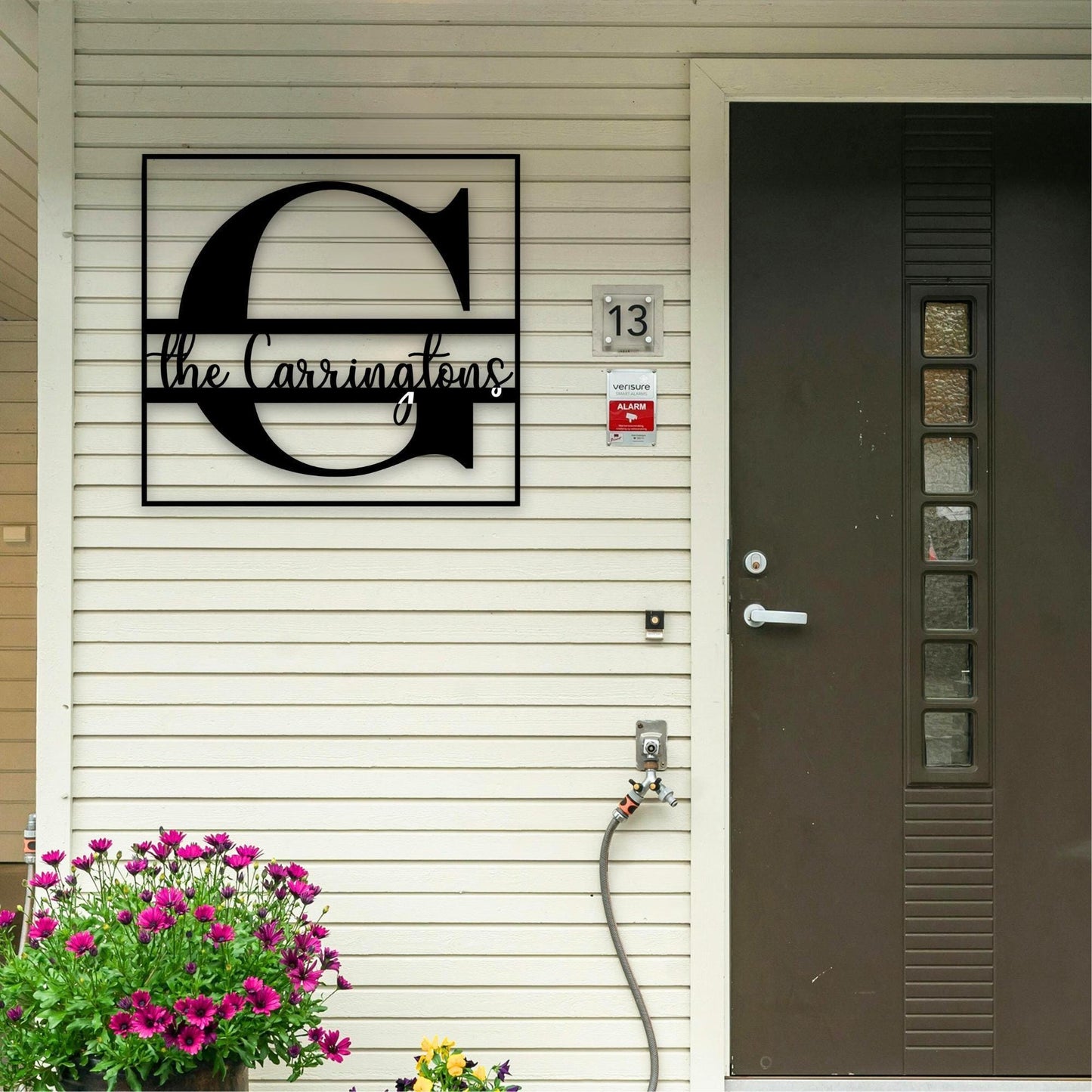 Personalized Metal Sign - Custom Name Plaque | Waterproof Outdoor Wall Decor