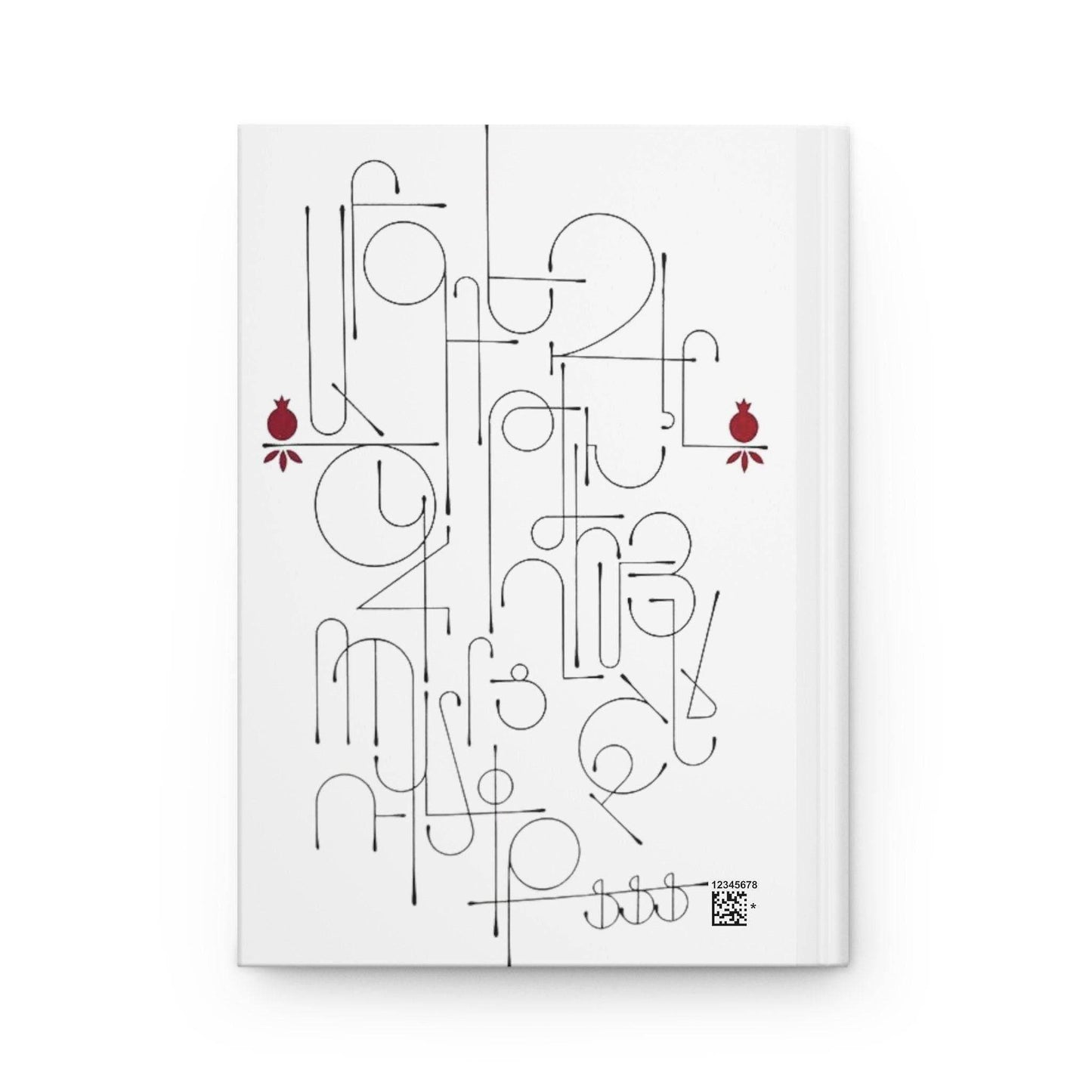 Armenian Alphabet Notebook – Matte Hardcover Journal with 150 Lined Pages - timelessbohochic.com